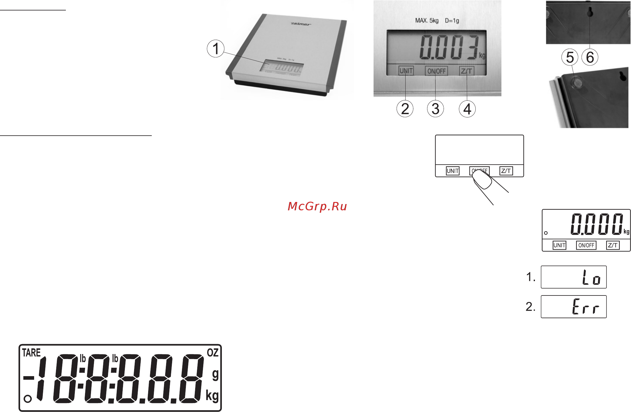 Zelmer 34Z050 [10/86] Konstrukce