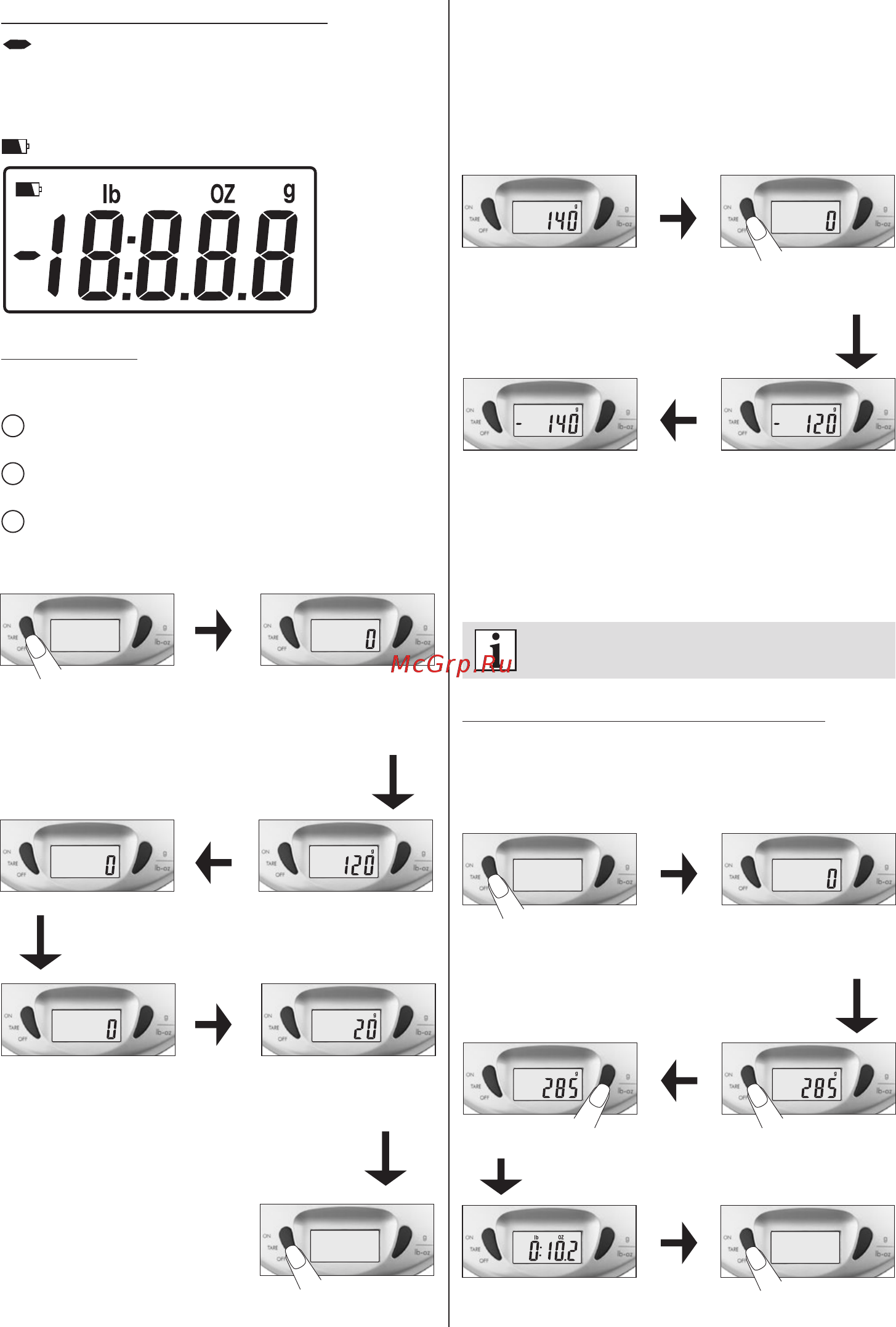 Zelmer ZKS14100 [15/40] Calcularea unităţilor de măsură a greutăţii