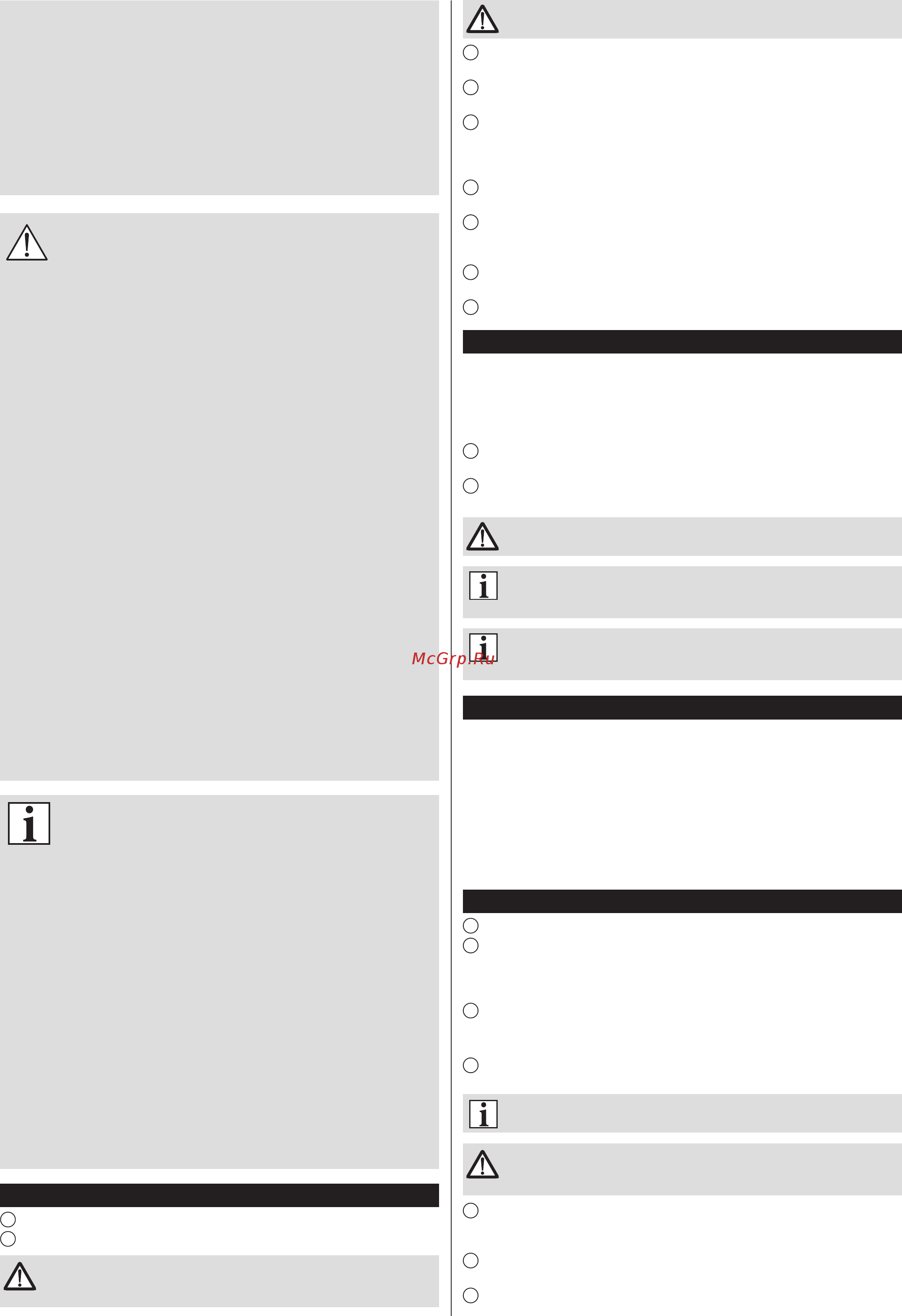 Zelmer ZMW3131W (MW3131) [57/64] Warning