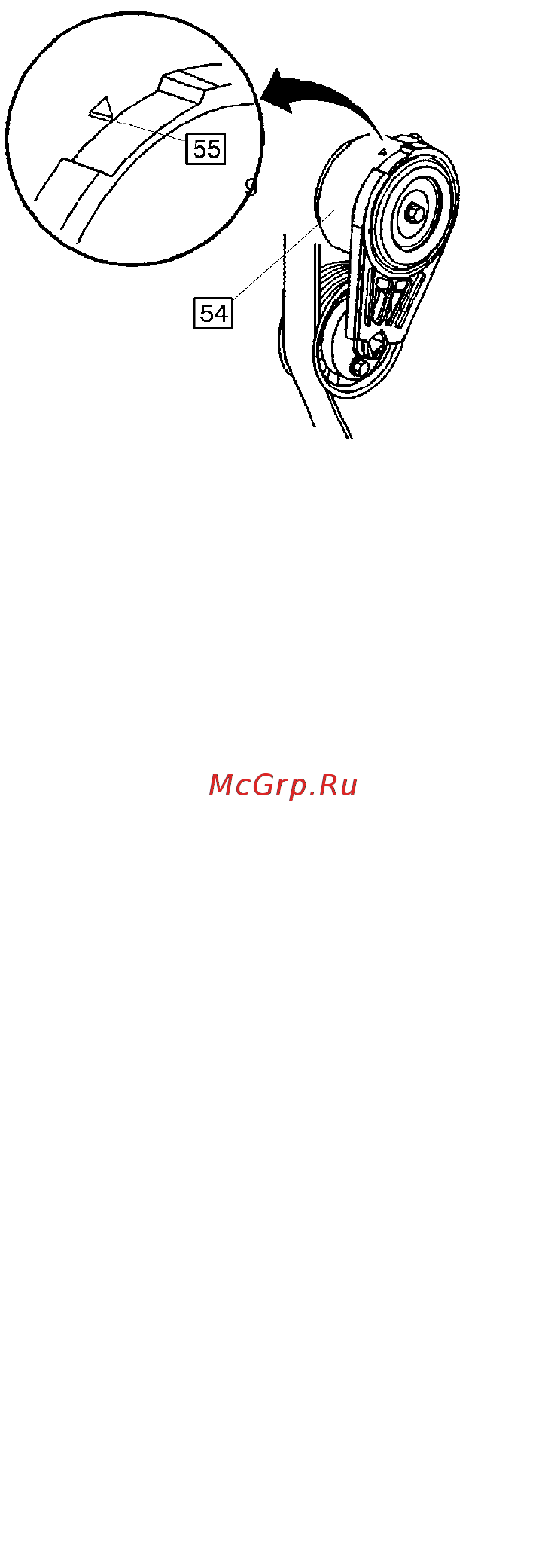 Jungheinrich TFG 540 [105/131] Проверка натяжения клинового