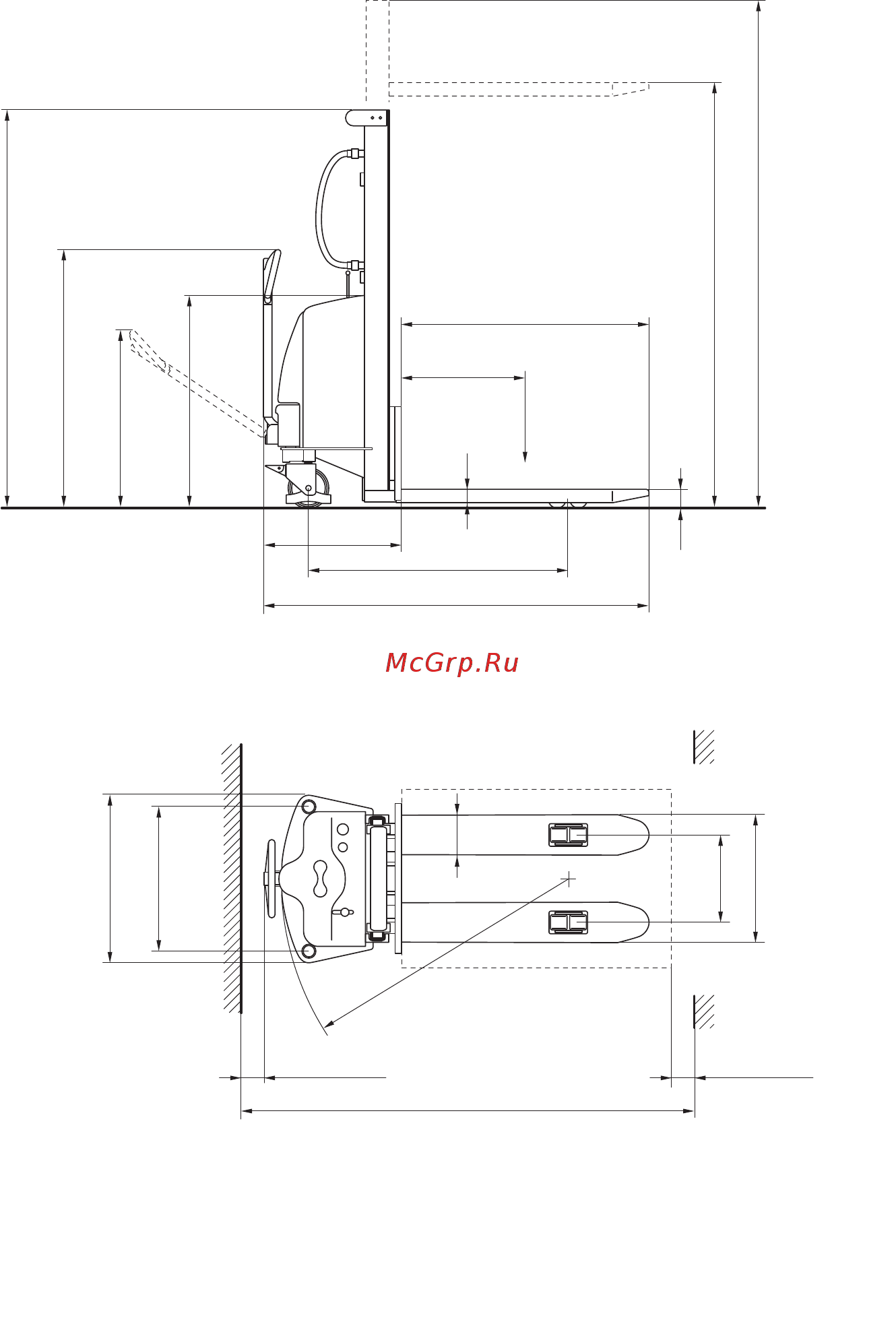 Jungheinrich HC 110 [21/99] Размерные параметры