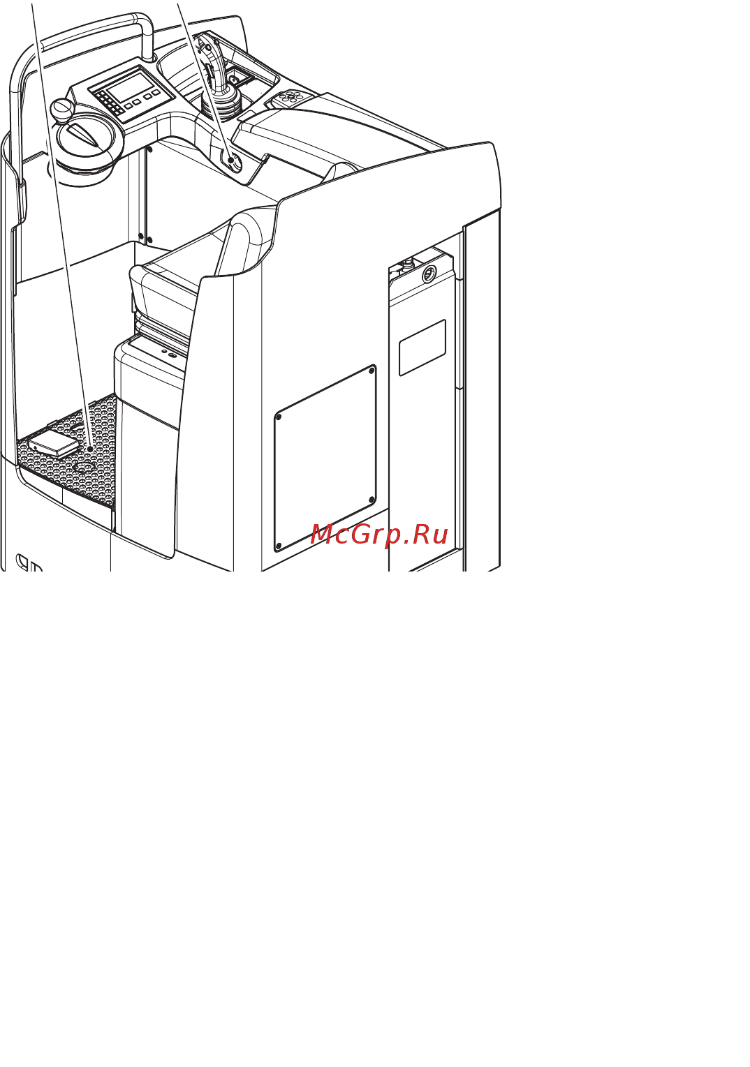 Jungheinrich ESC 216 [62/182] Регулирование высоты настила пола