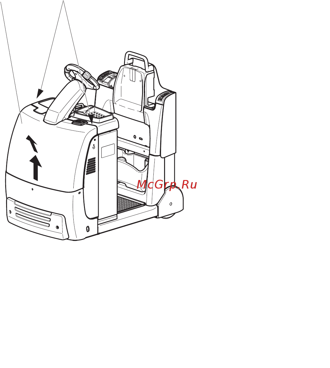 Jungheinrich EZS 350 [152/214] Демонтаж передней крышки