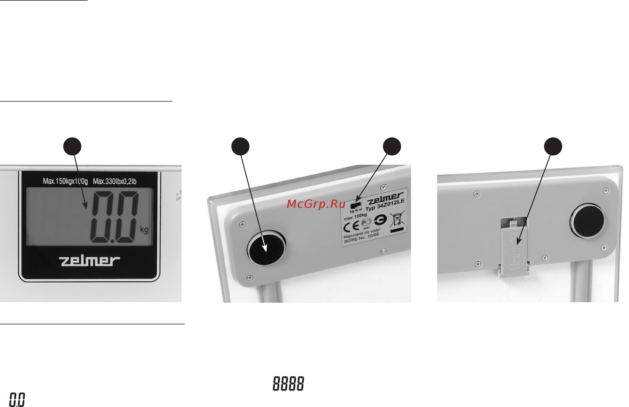 Zelmer Slim ZBS15100 (34Z012) [12/40] A mérleg kezelése és működése