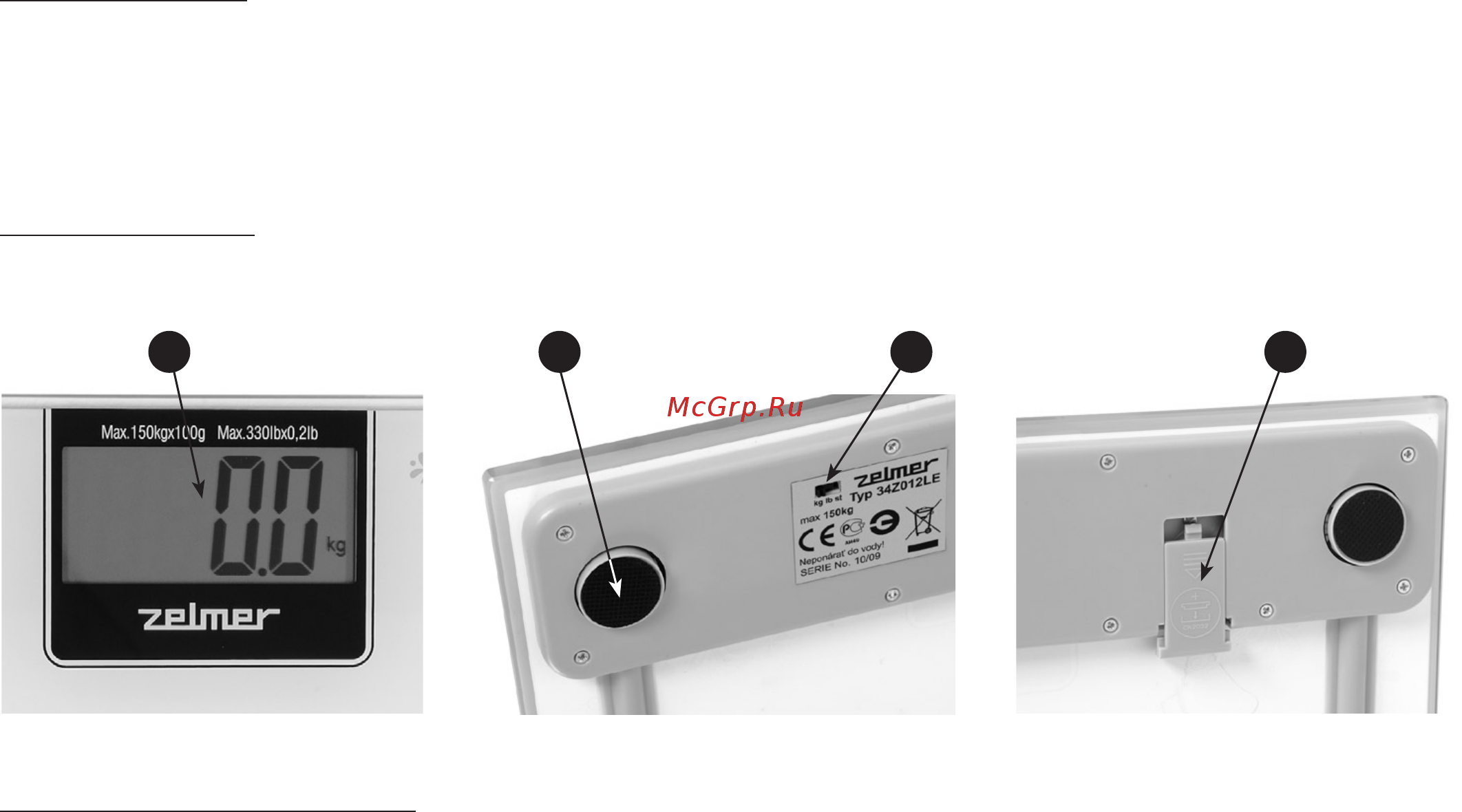 Zelmer Slim ZBS15100 (34Z012) [21/40] Устройство весов