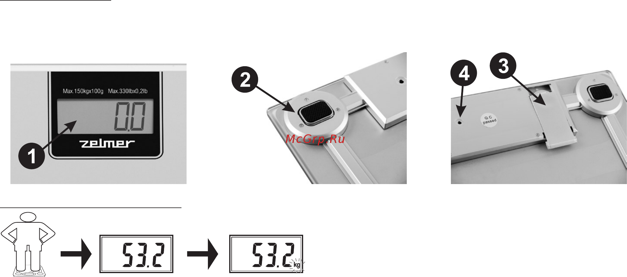 Zelmer ZBS18100 [21/28] Употреба и работа на кантара