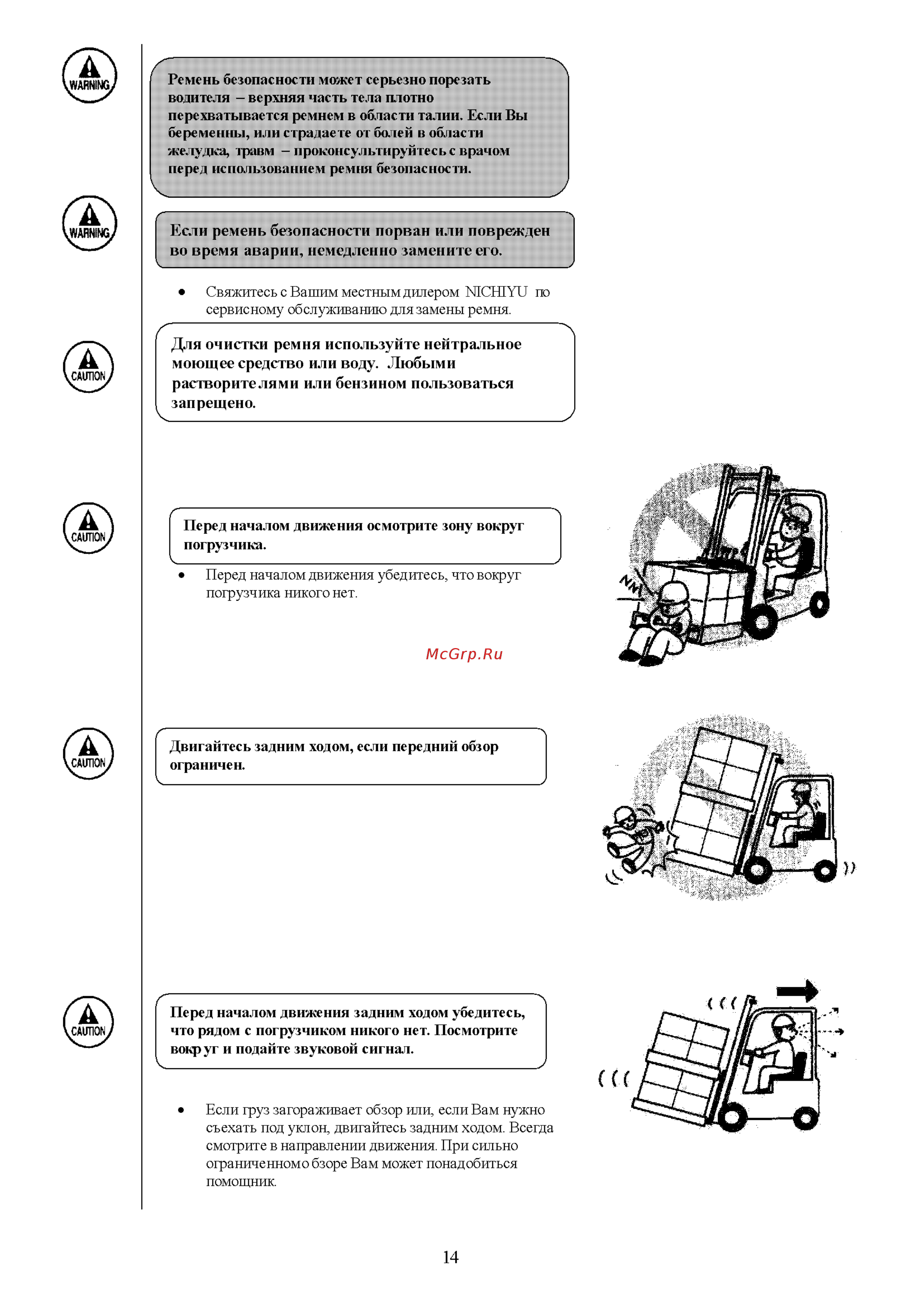 Nichiyu FB10P Инструкция по эксплуатации онлайн [15/86] 337384