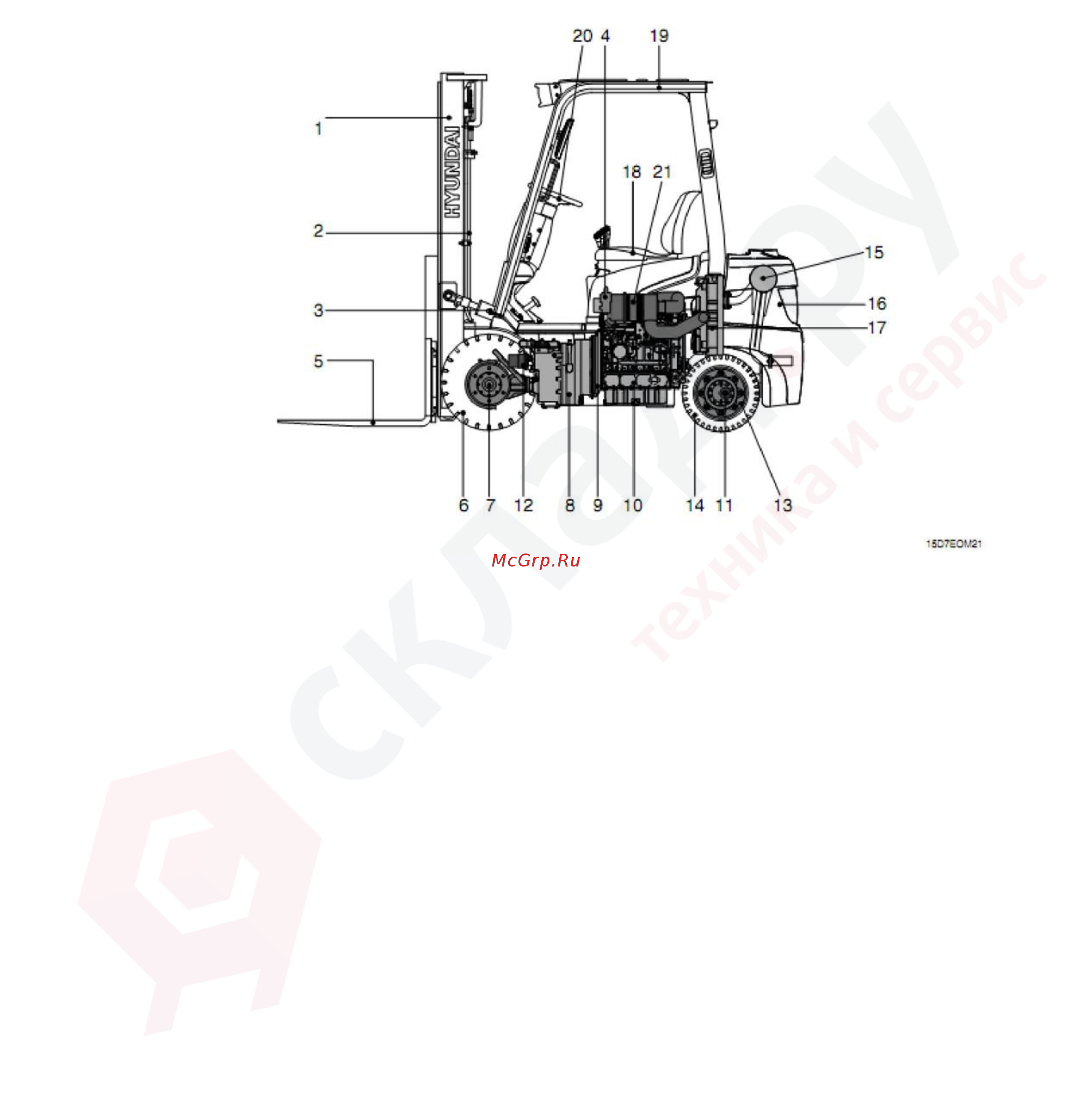 Hyundai 33DF-7 [139/253] Интервалы планового техобслуживания