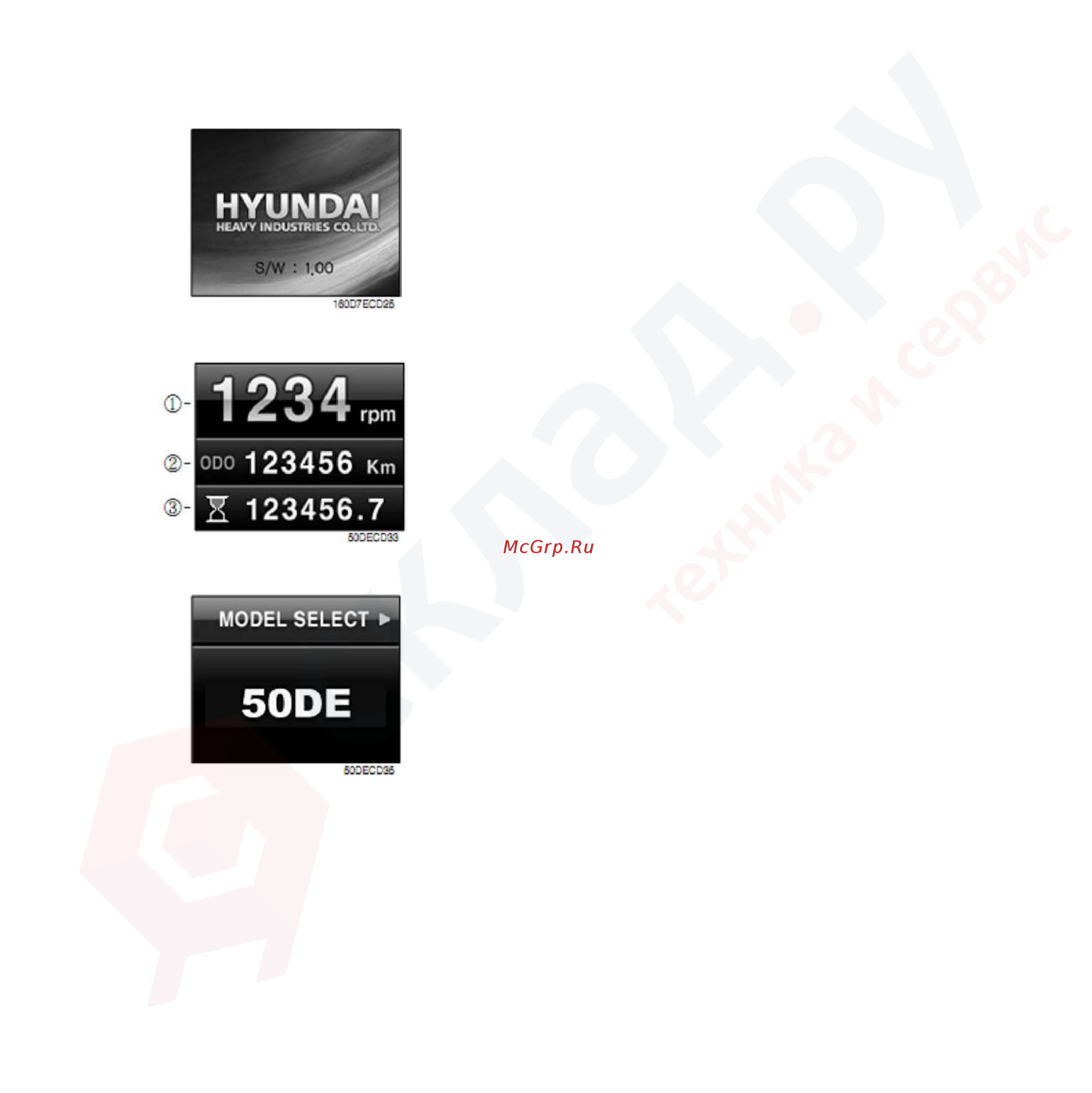 Hyundai 50D-7AE Инструкция по эксплуатации онлайн [70/253] 337501