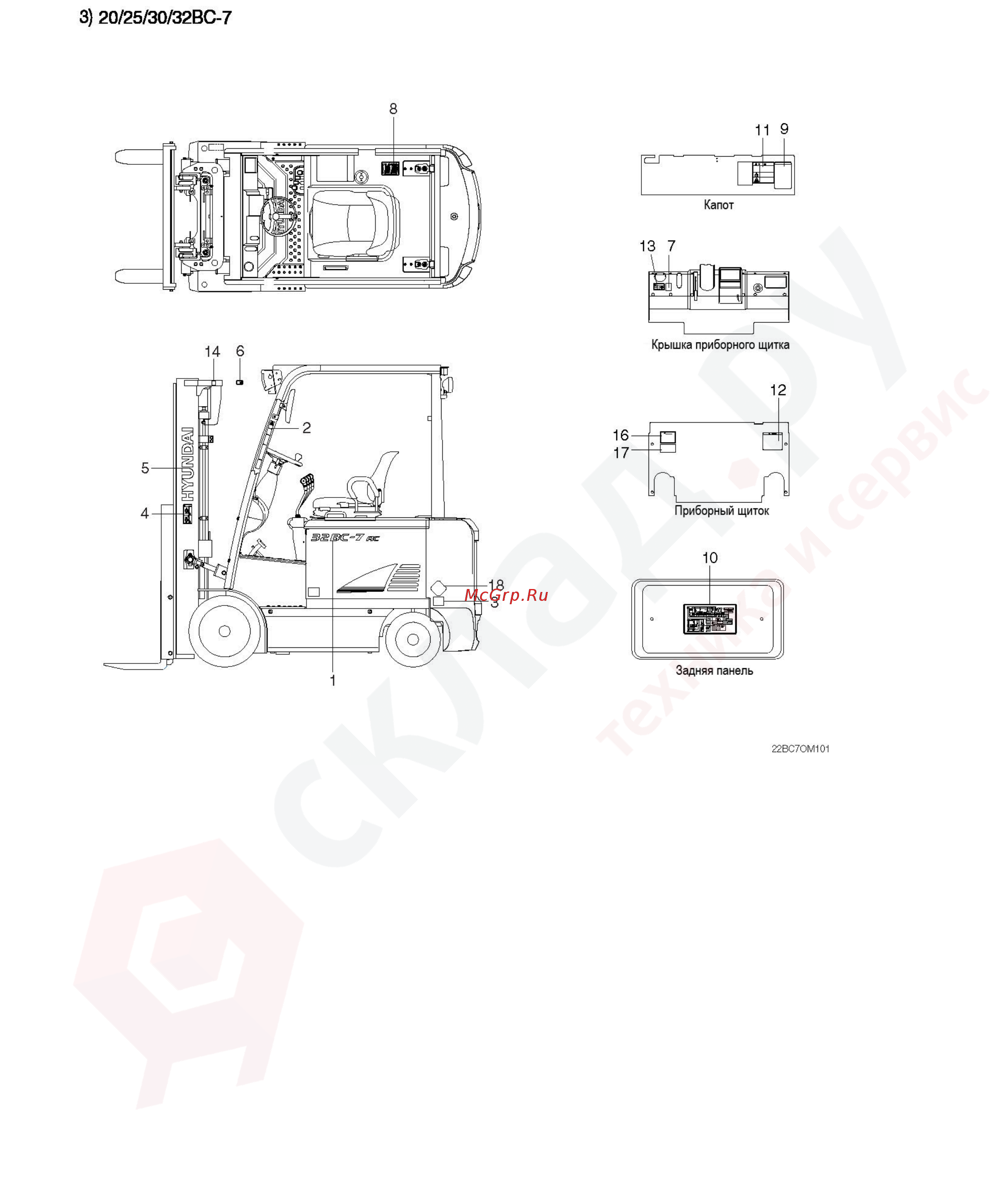 Hyundai 22B-7 Инструкция по эксплуатации онлайн [9/135] 337526
