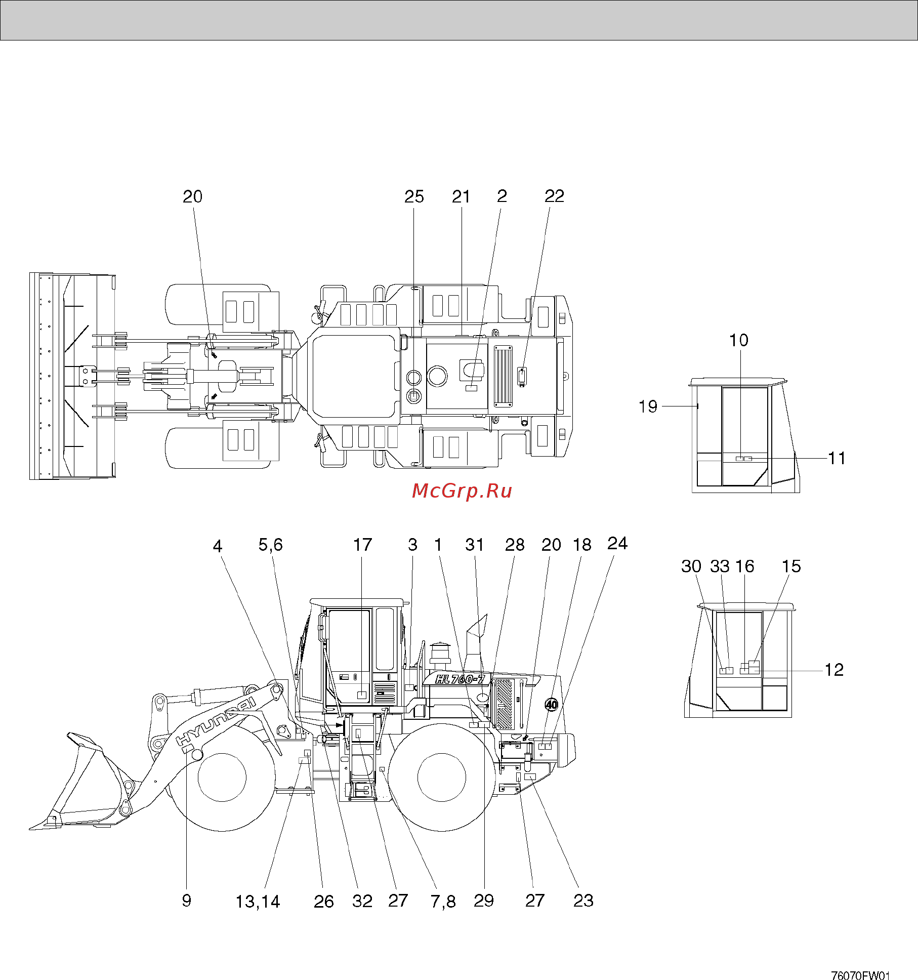 Hyundai HL760-7 [9/176] Предупредительные знаки