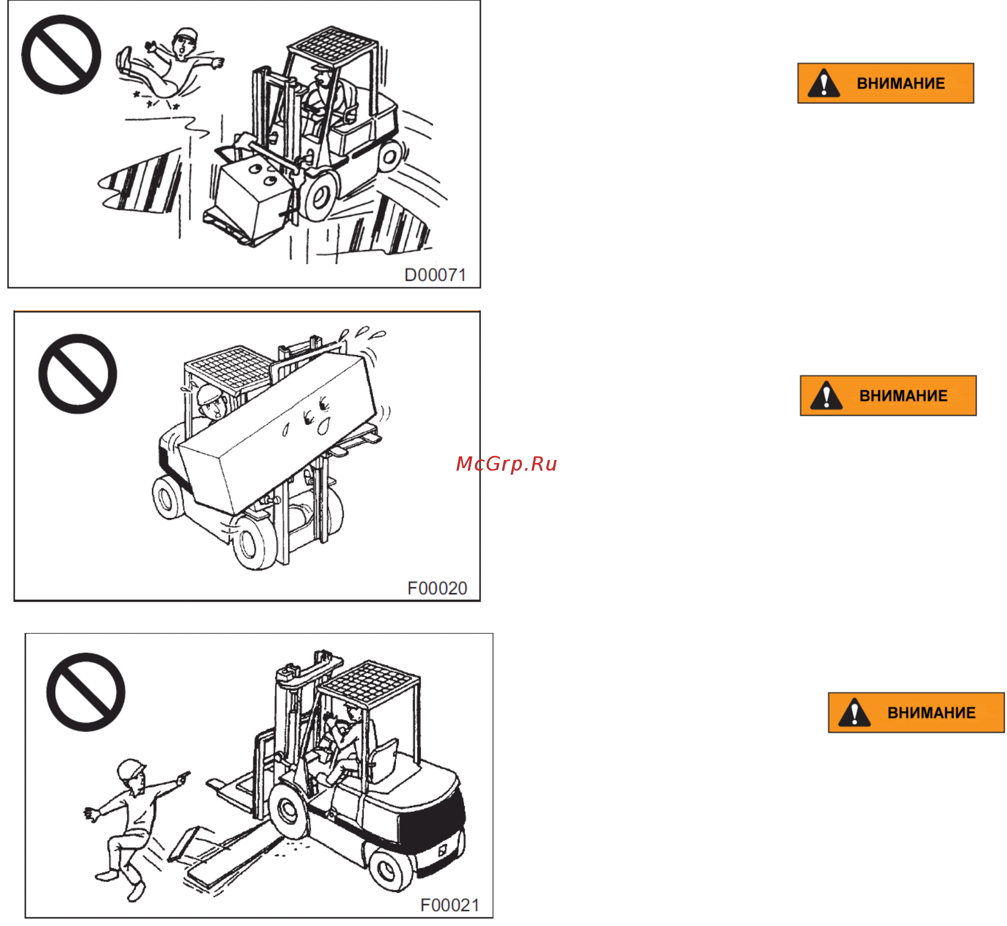 Mitsubishi FDE25T Руководство по эксплуатации и техобслуживанию онлайн [108/229] 337626
