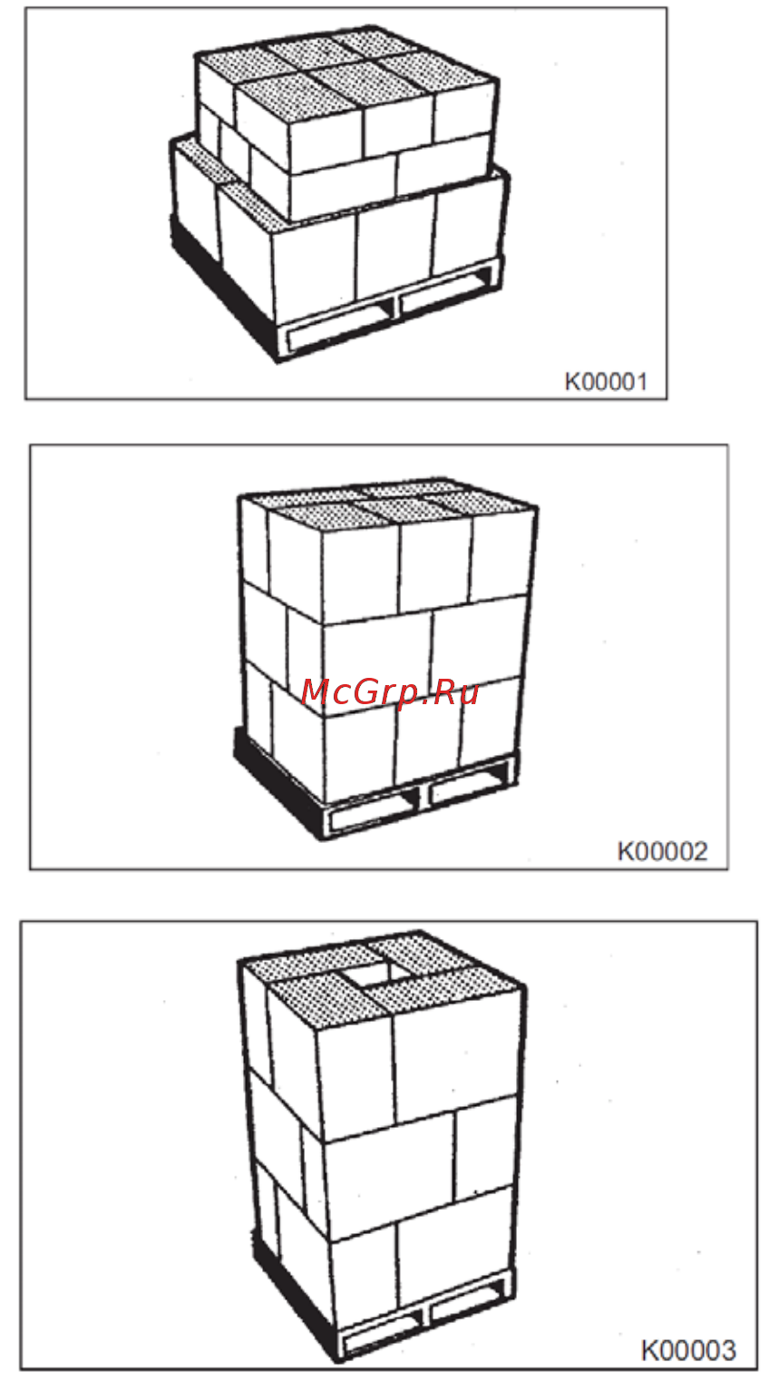 Mitsubishi FDE18T [132/229] Работа с грузом укладка груза устойчивость груза зависит от того насколько тщательно он уложен