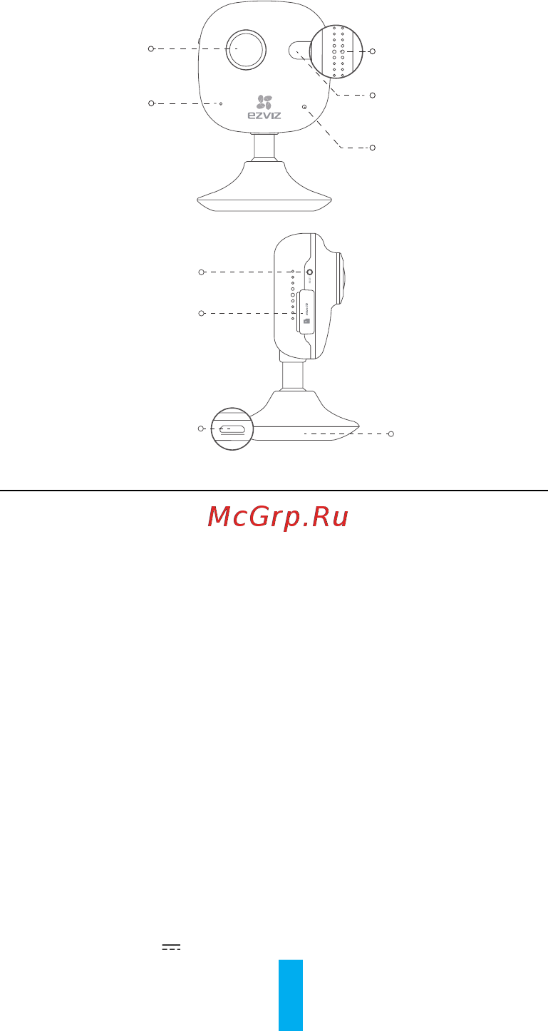 Ezviz Mini Plus [12/56] Aufbau des geräts