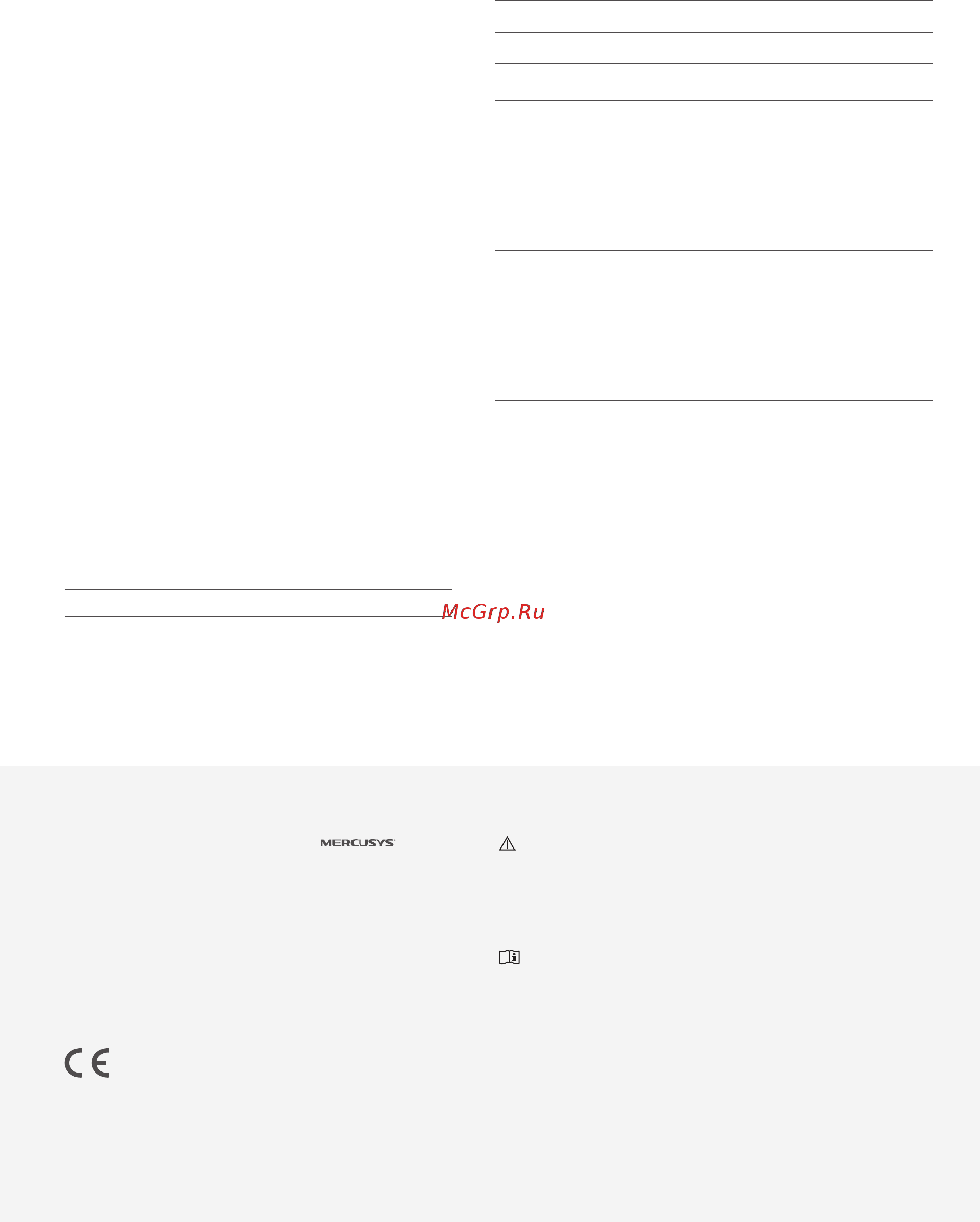 Mercusys MS105 [2/2] Environmental and physical specifications