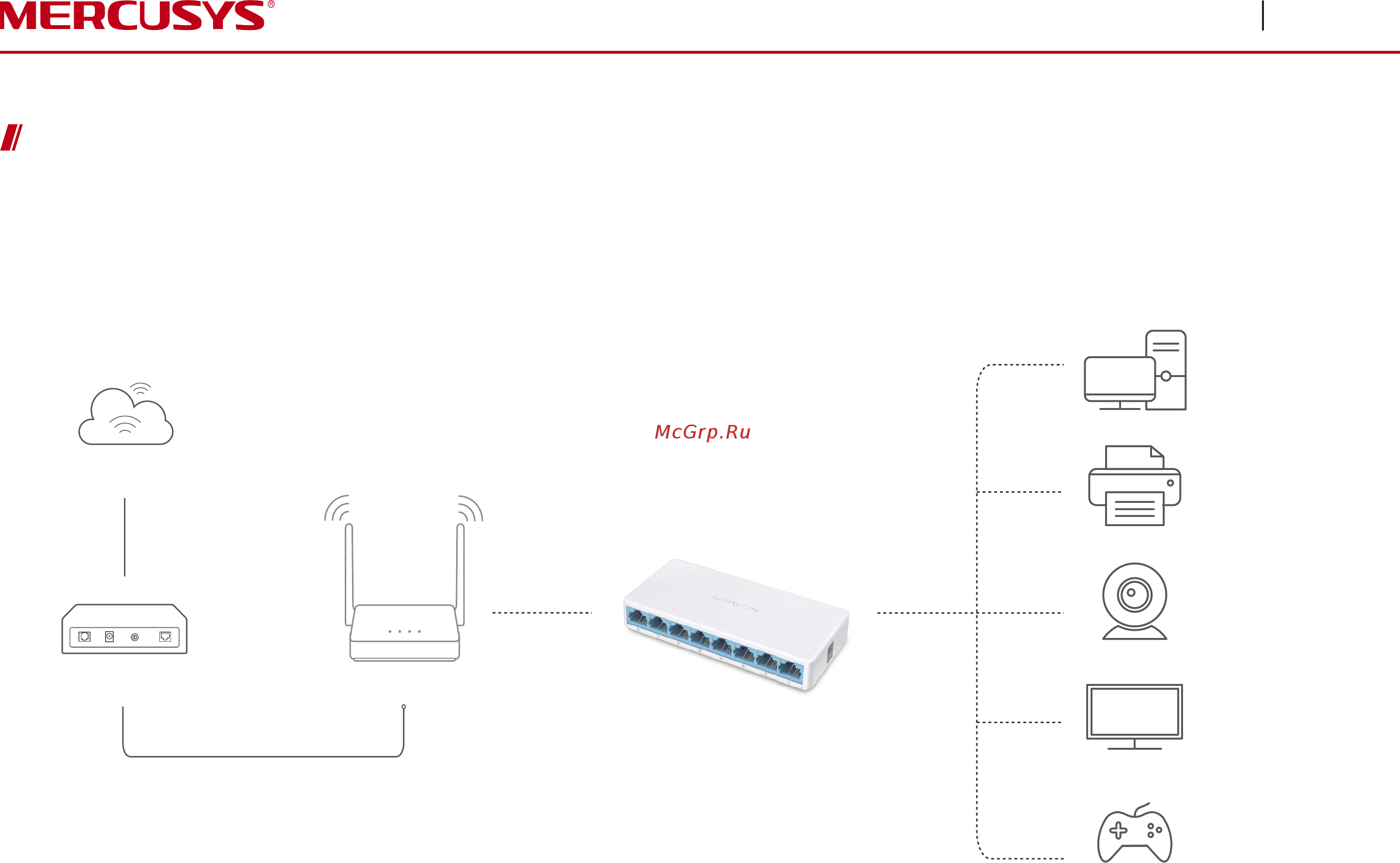 Mercusys MS108 [2/3] Datasheet