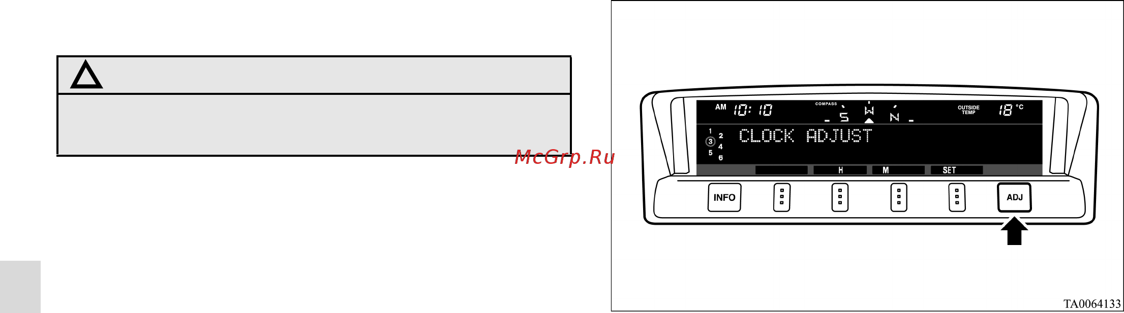 Mitsubishi Pajero IV [162/600] Предостережение