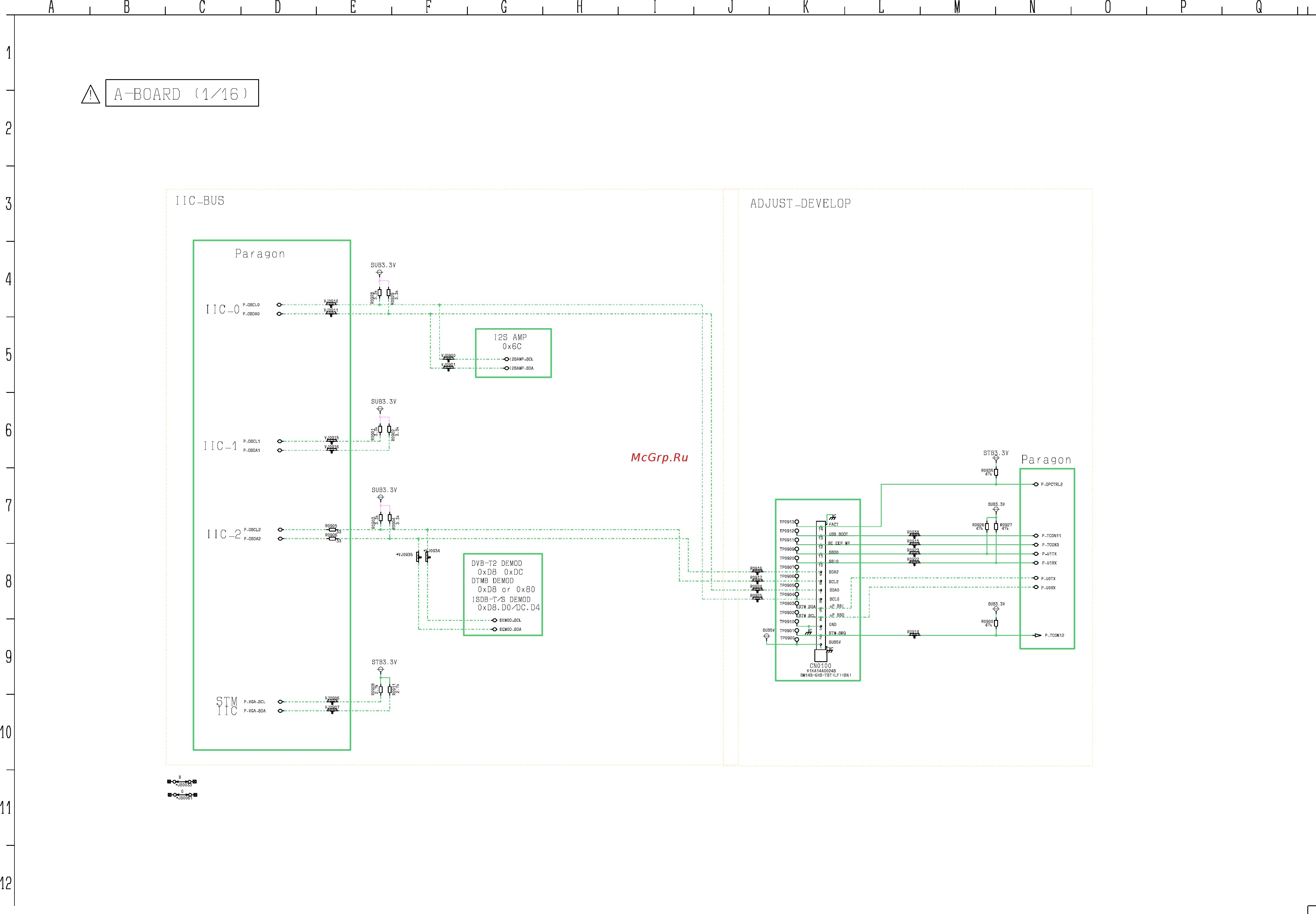 Panasonic VIERA TX-LR42ET60 [52/77] A board 1 16