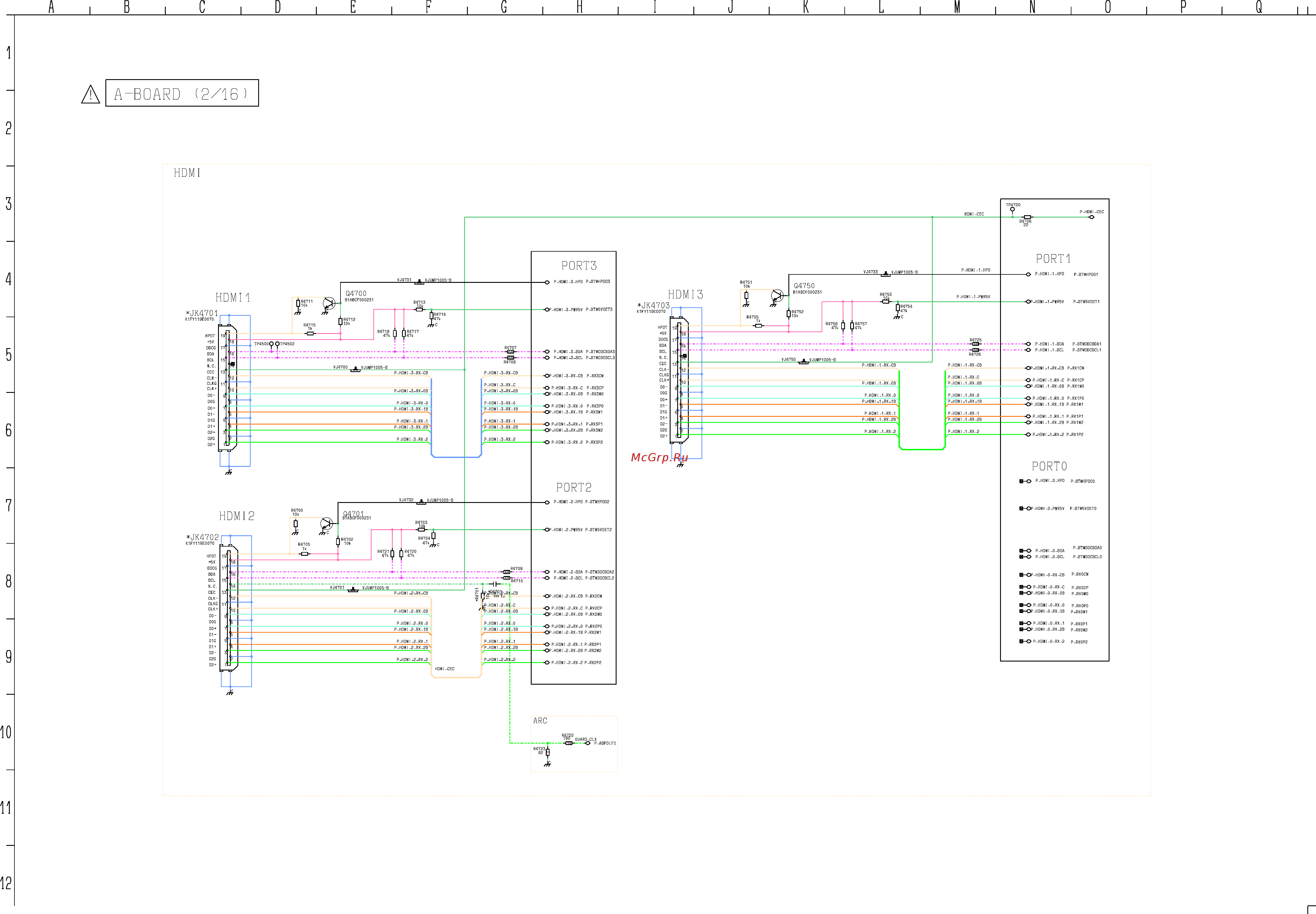 Panasonic VIERA TX-LR42ET60 [53/77] A board 2 16