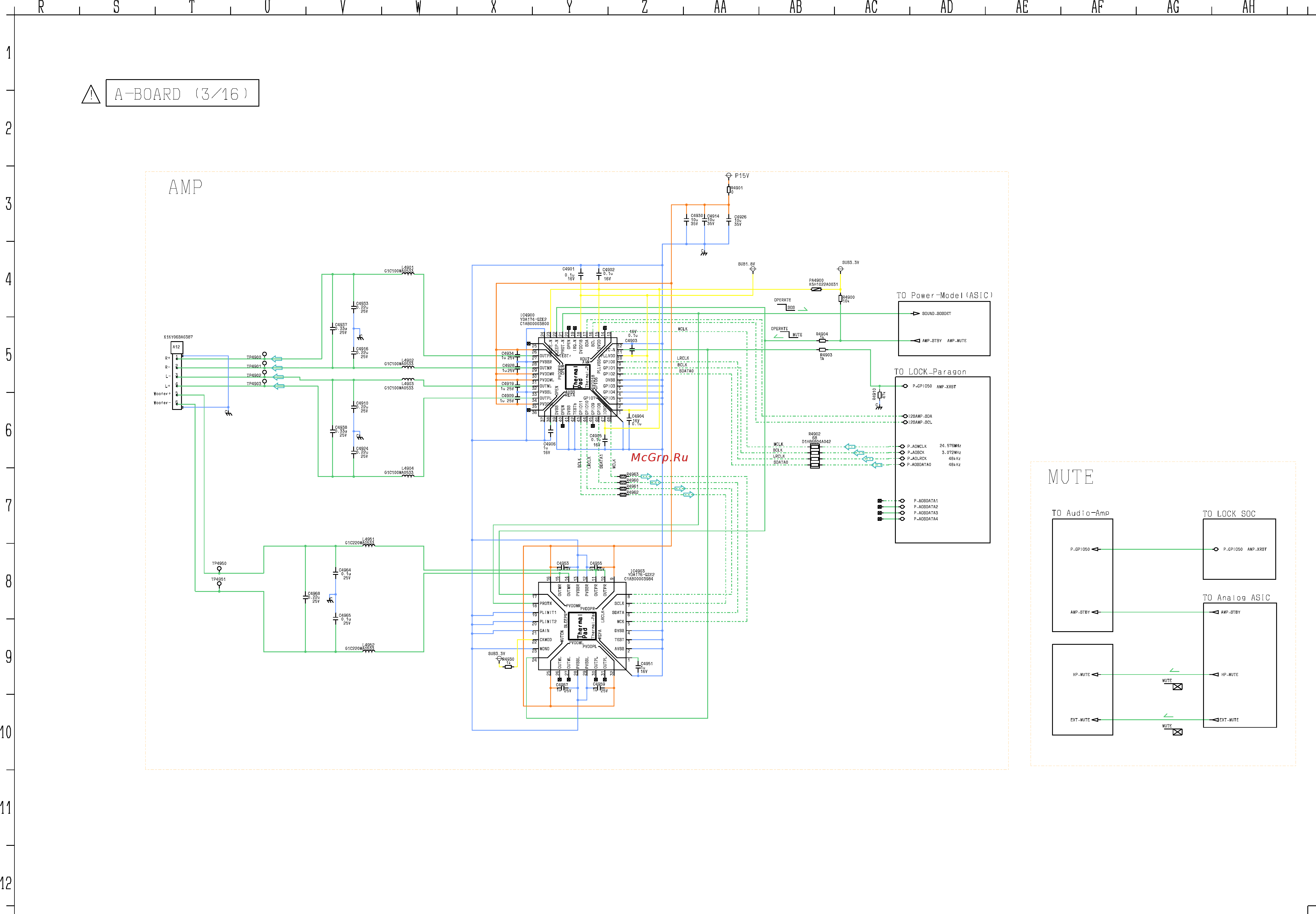 Panasonic VIERA TX-LR42ET60 [54/77] A board 3 16