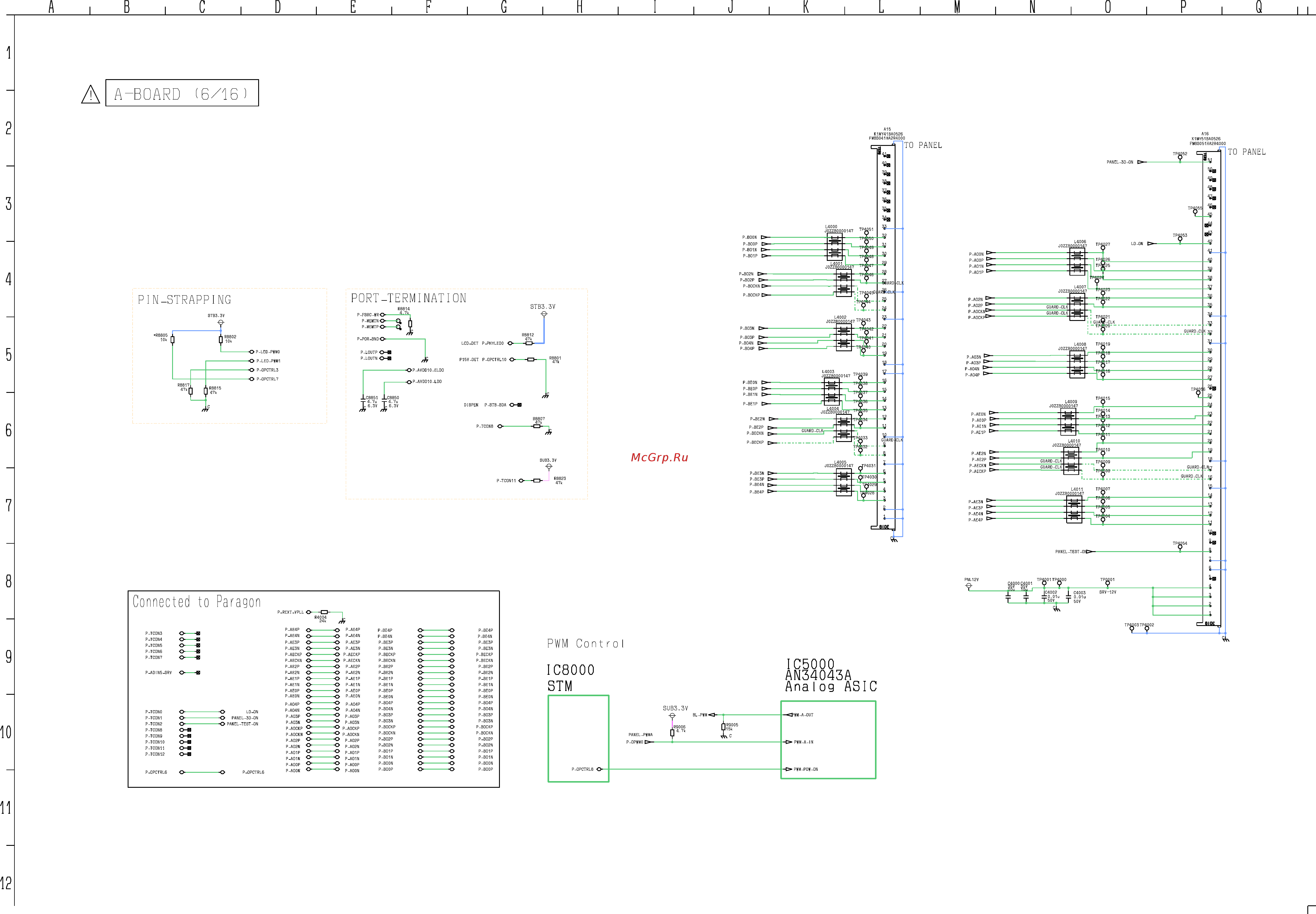 Panasonic VIERA TX-LR42ET60 [57/77] A board 6 16