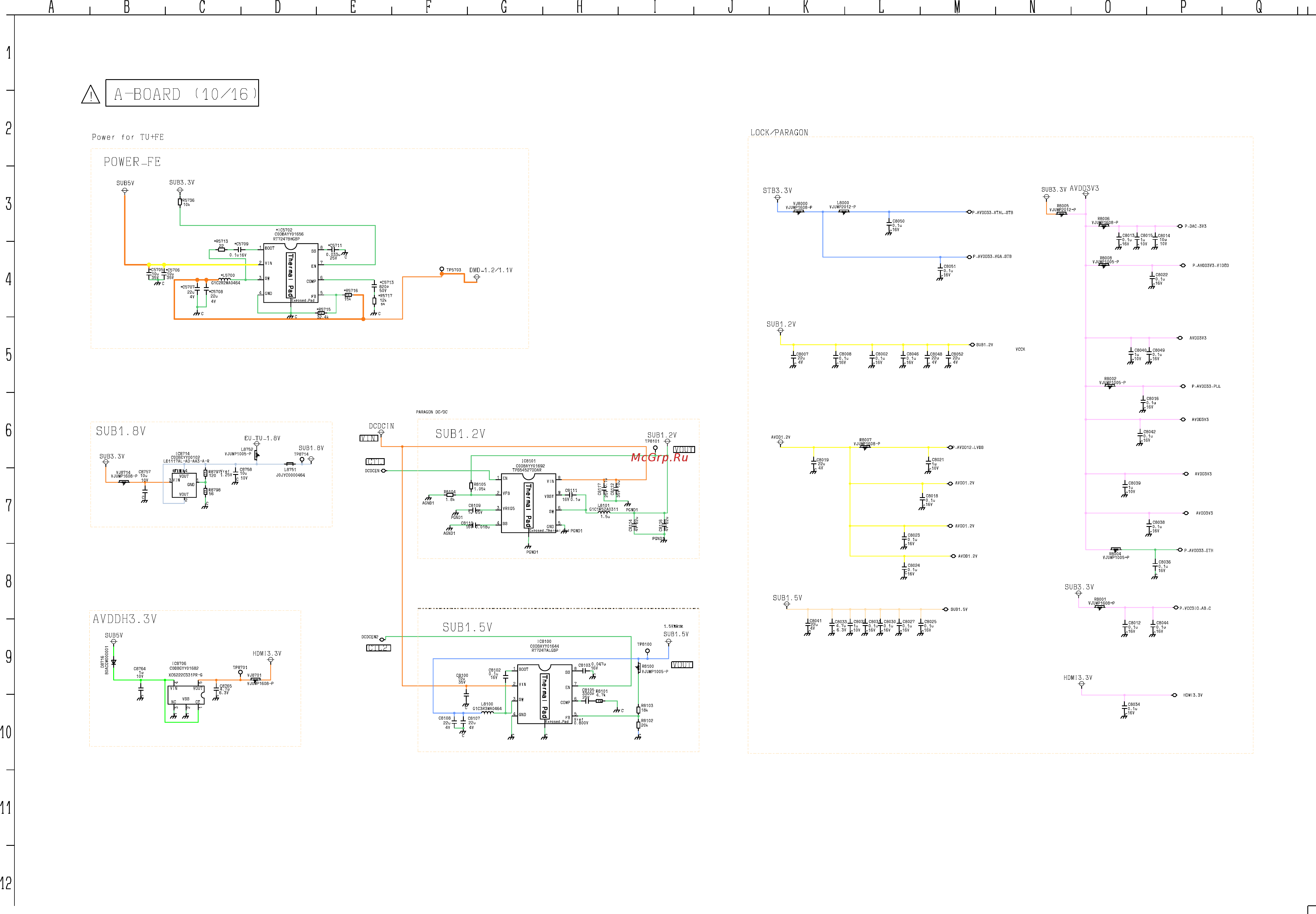 Panasonic VIERA TX-LR42ET60 [61/77] A board 10 16