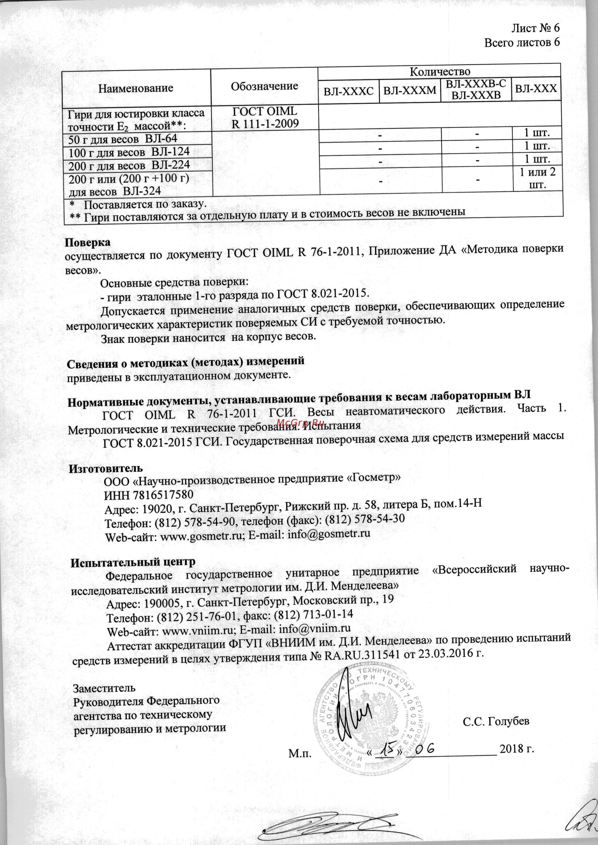 Госметр ВЛ-324В-С [6/6] Вл хххв с вл хххв вл ххх