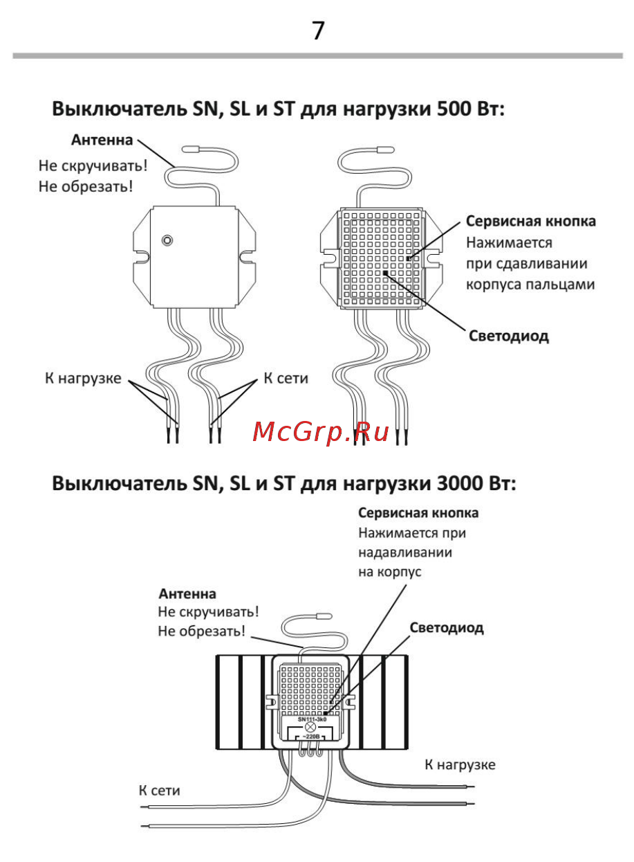 nooLite PU-212-2 белый [7/50] Страница 7