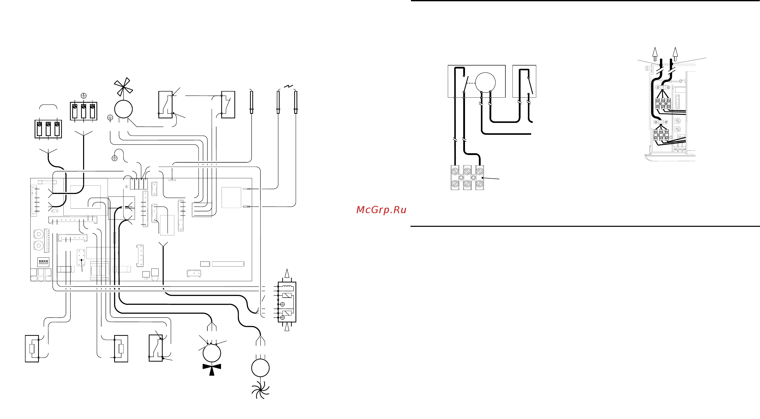 Biasi PARVA COMFORT 28S [22/30] Wiring diagram 4 электрическая схема