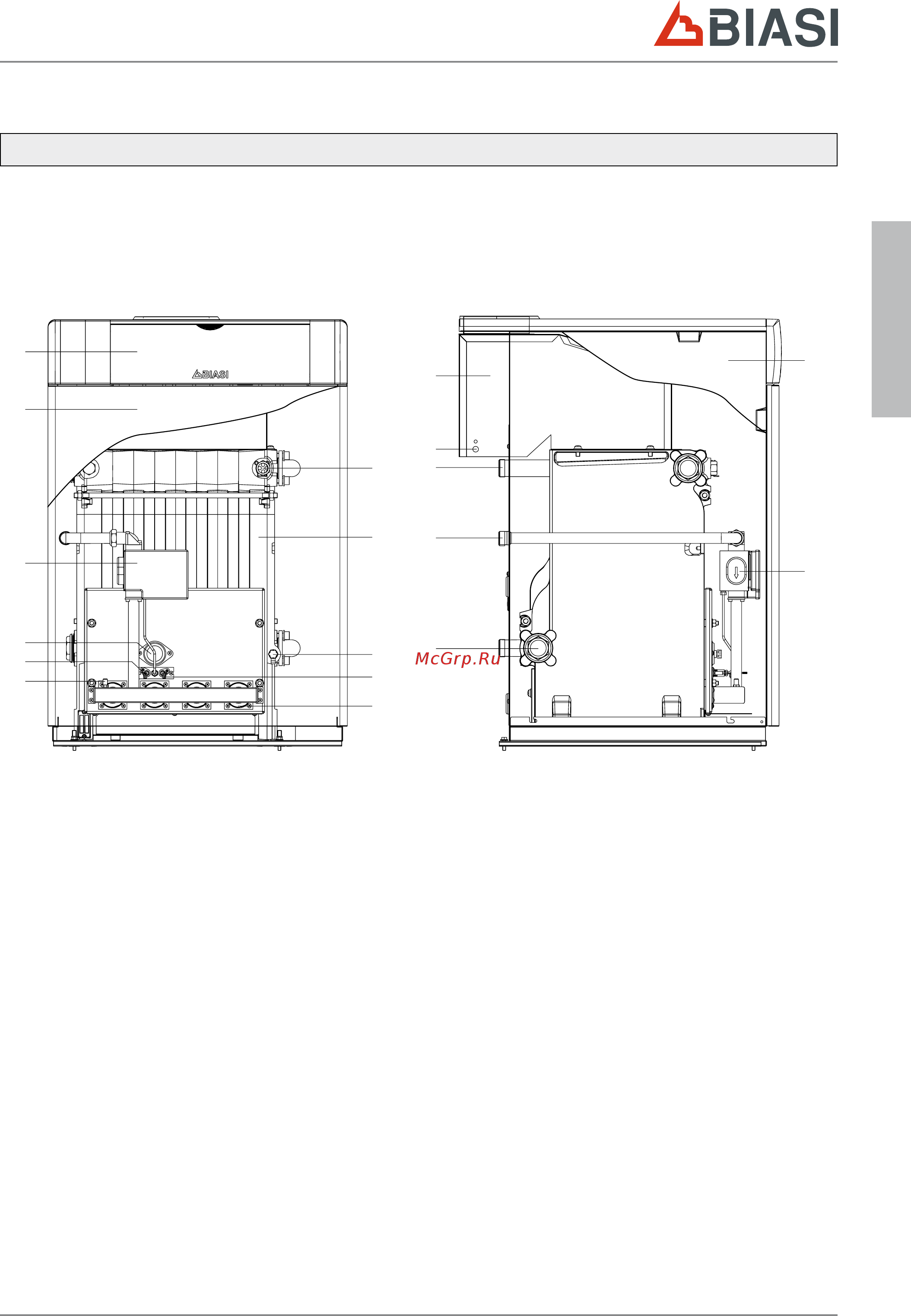 Biasi KAPPA 27 R [9/36] Struttura componenti principali