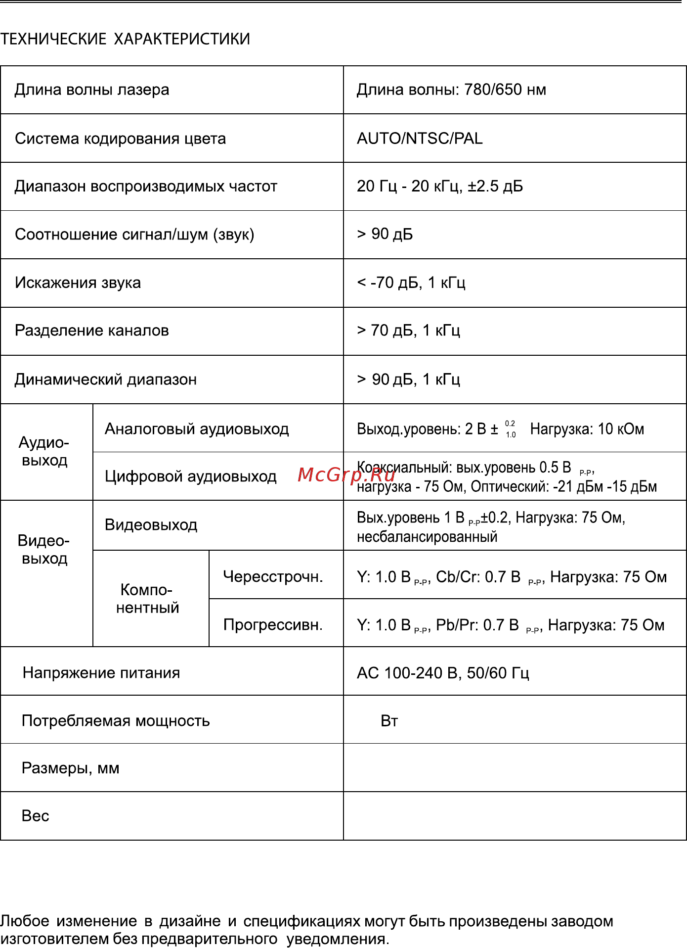 DEX DVP-154 [40/42] Прочее