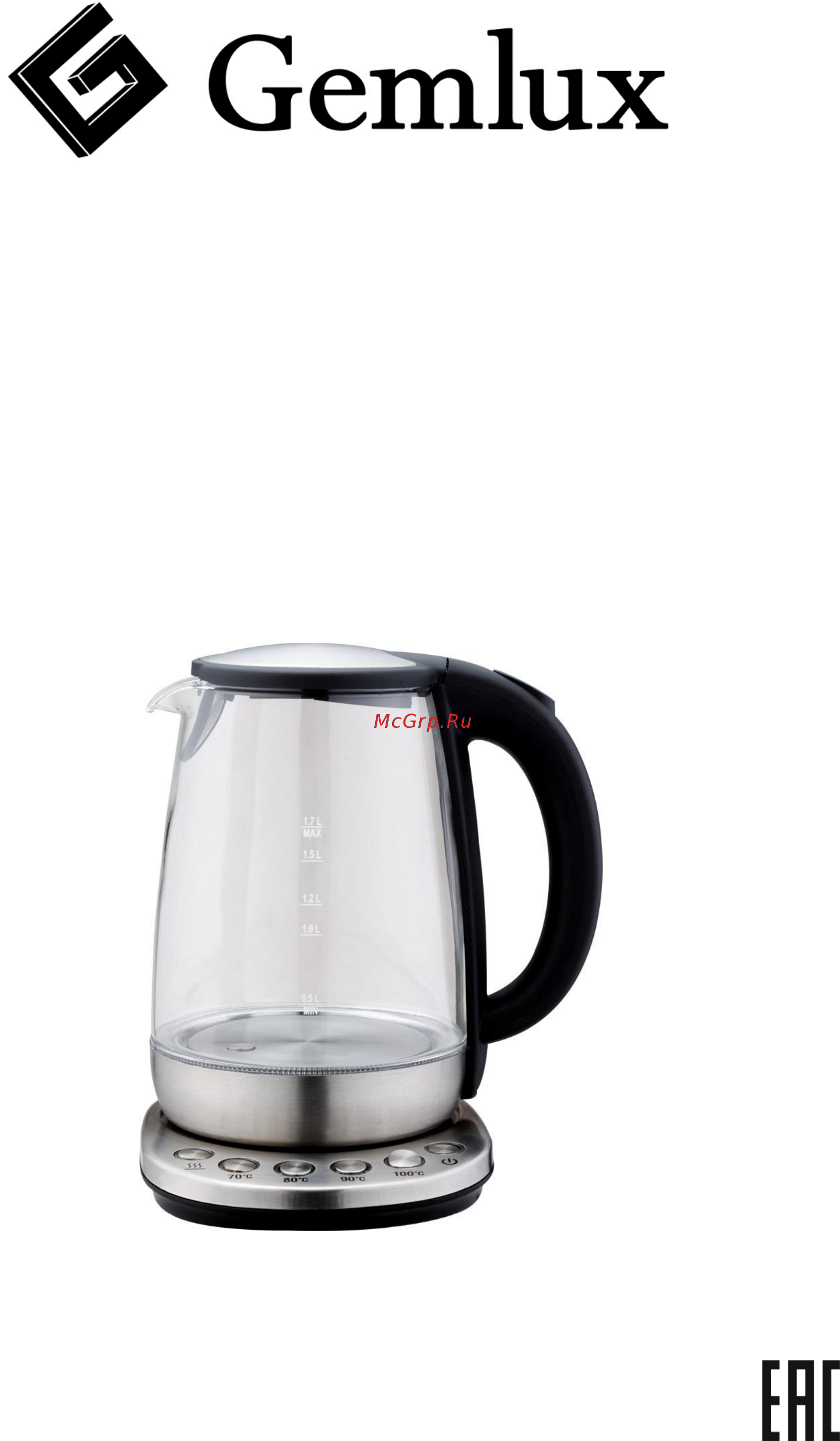 Gemlux GL-EK6126 Инструкция по эксплуатации онлайн
