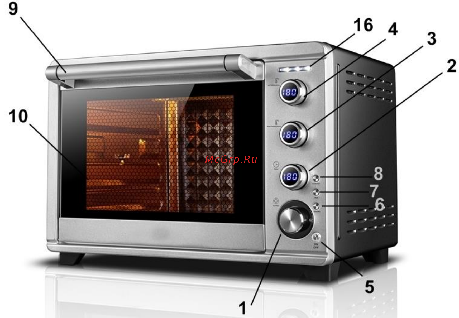 Gemlux GL-OR-1845 Инструкция по эксплуатации онлайн [4/10] 338735