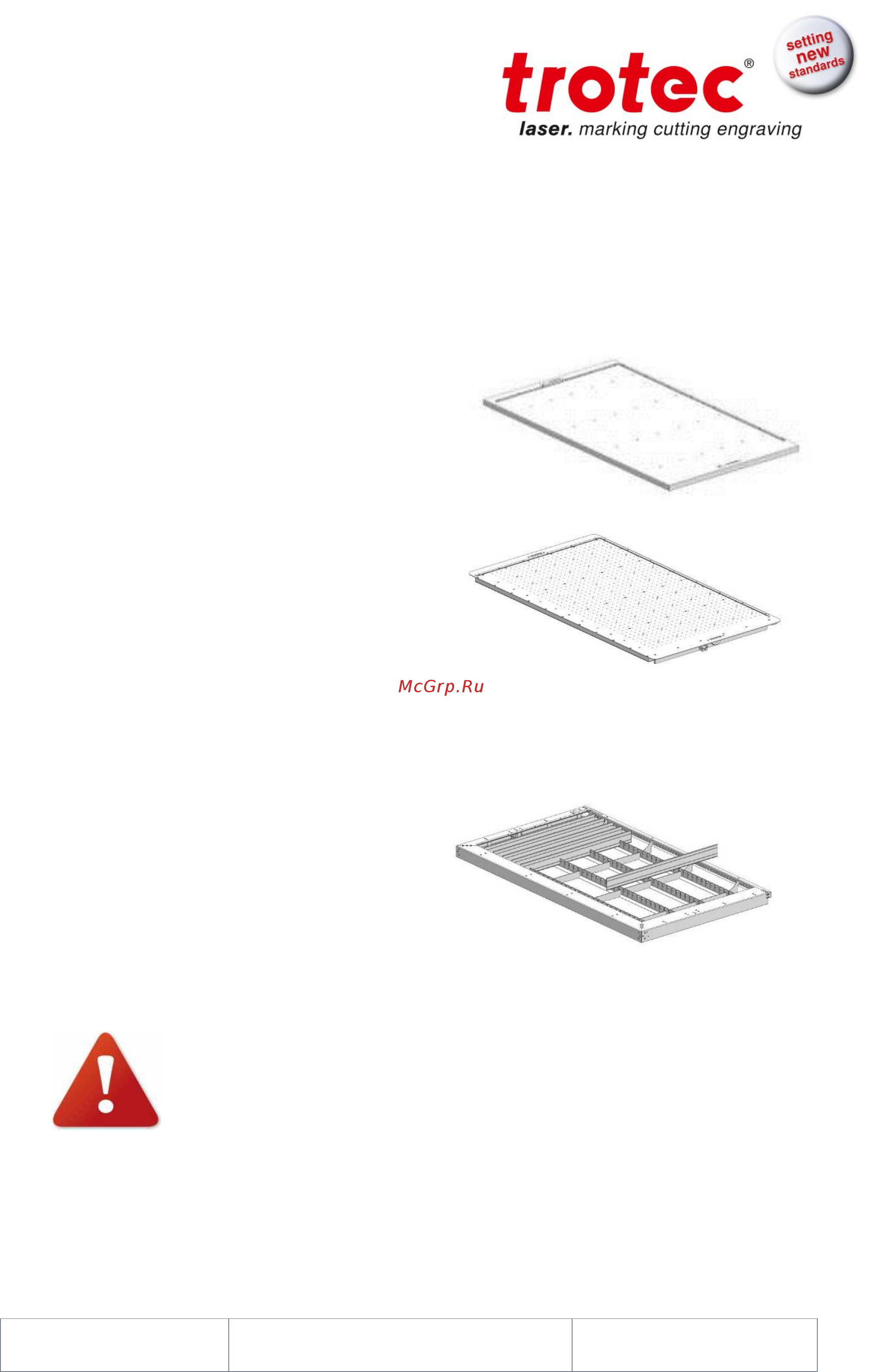 Trotec Speedy 500 [34/61] Vacuum table