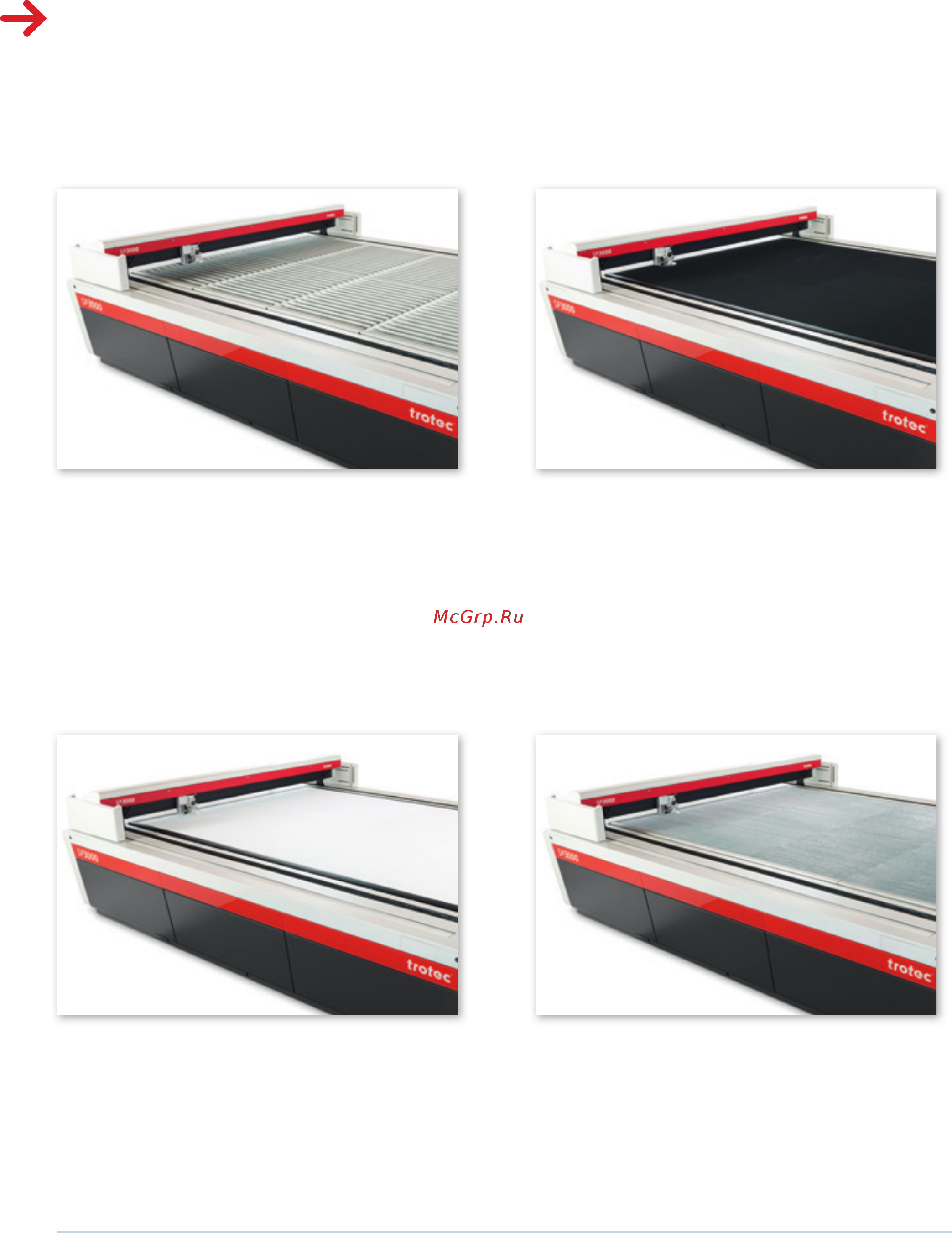 Trotec SP 500 [3/4] Acrylic cutting grid table