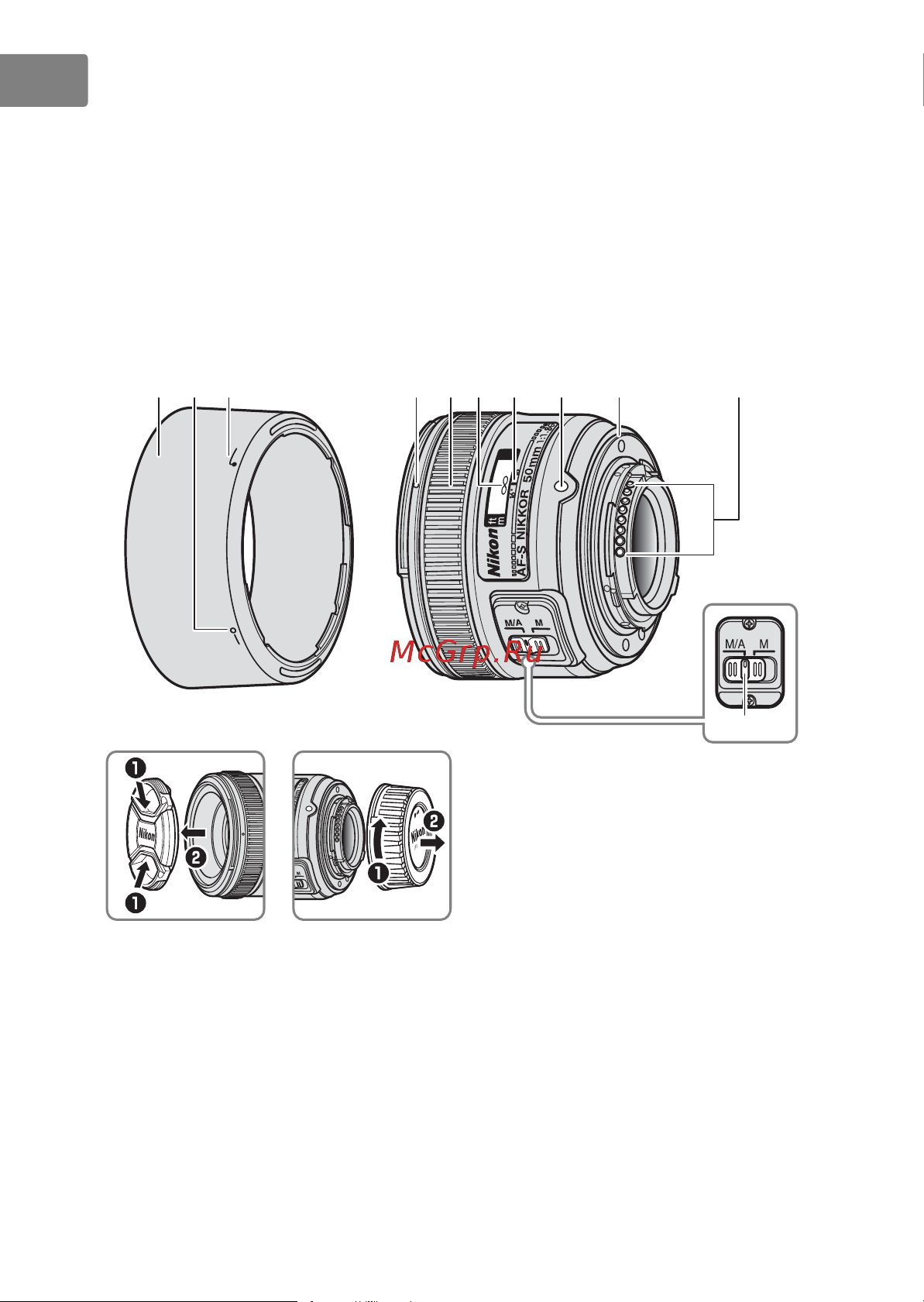 Nikon 50MM F/1.8G AF-S NIKKOR [4/164] Jp en de fr es sv ru nl it cz sk ro ua ck ch kr