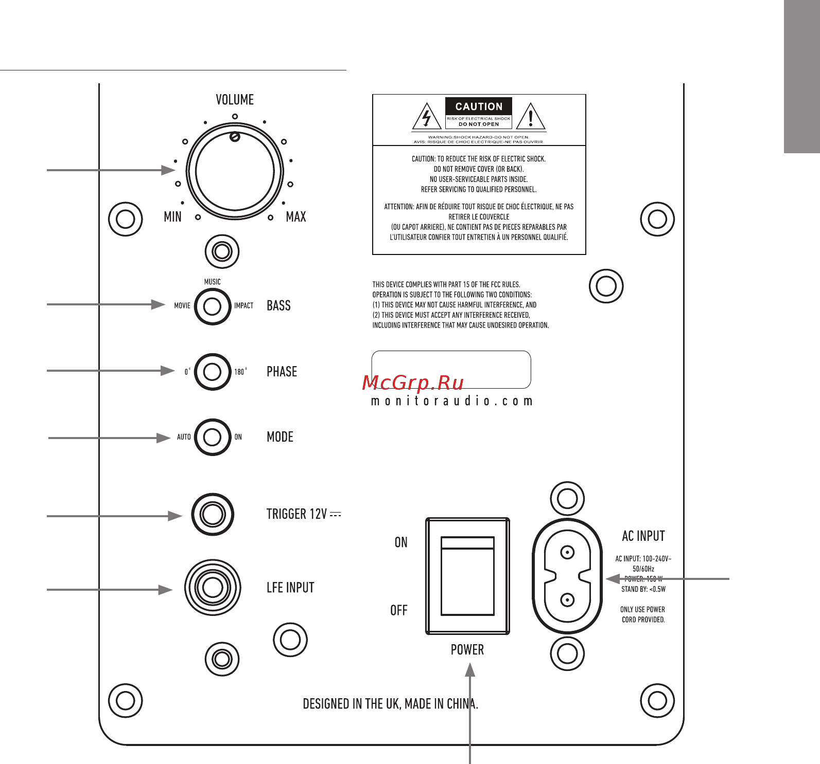 Monitor Audio WS-10 [5/12] English