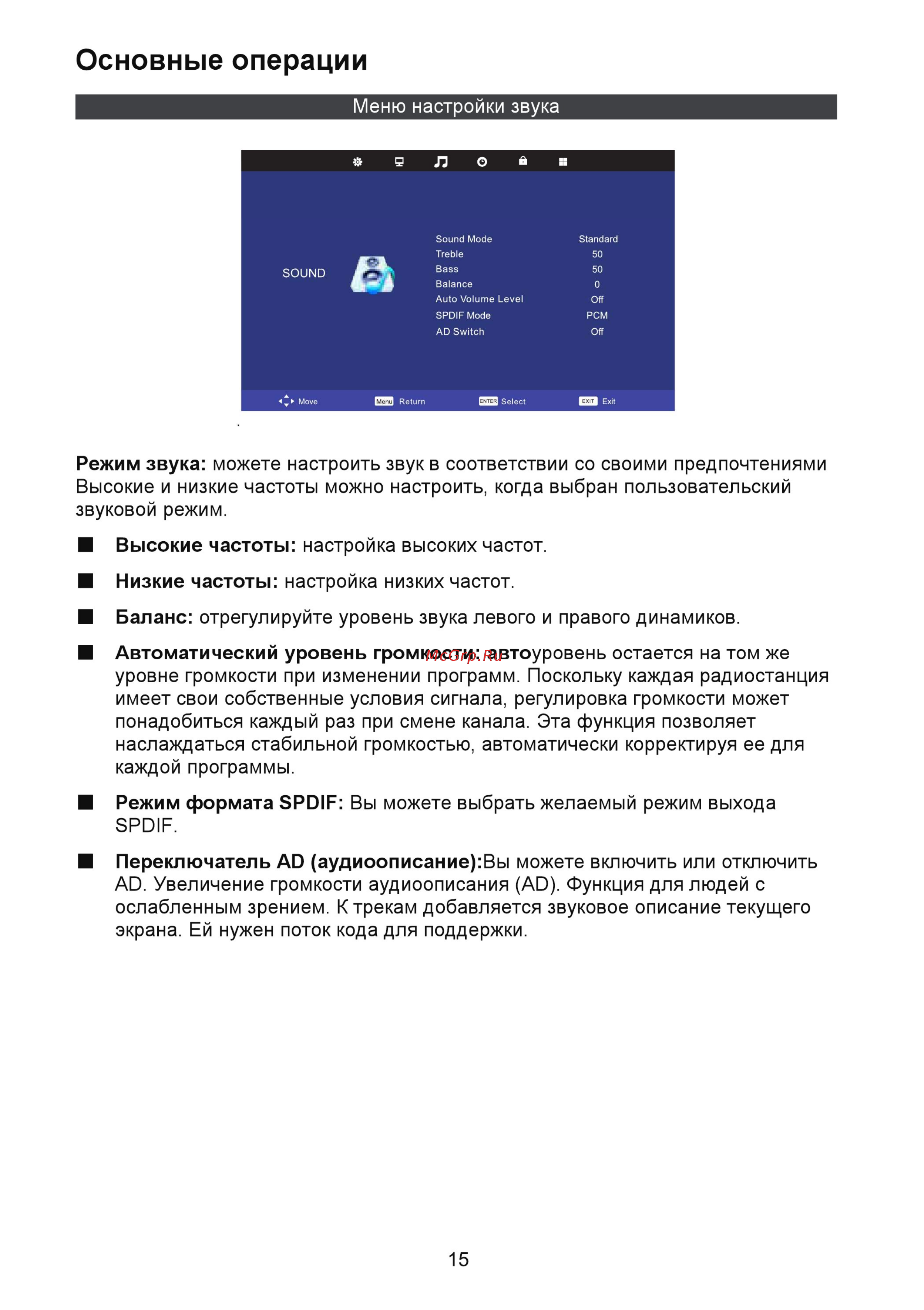 Fusion FLTV-32B110T [17/32] Основные операции