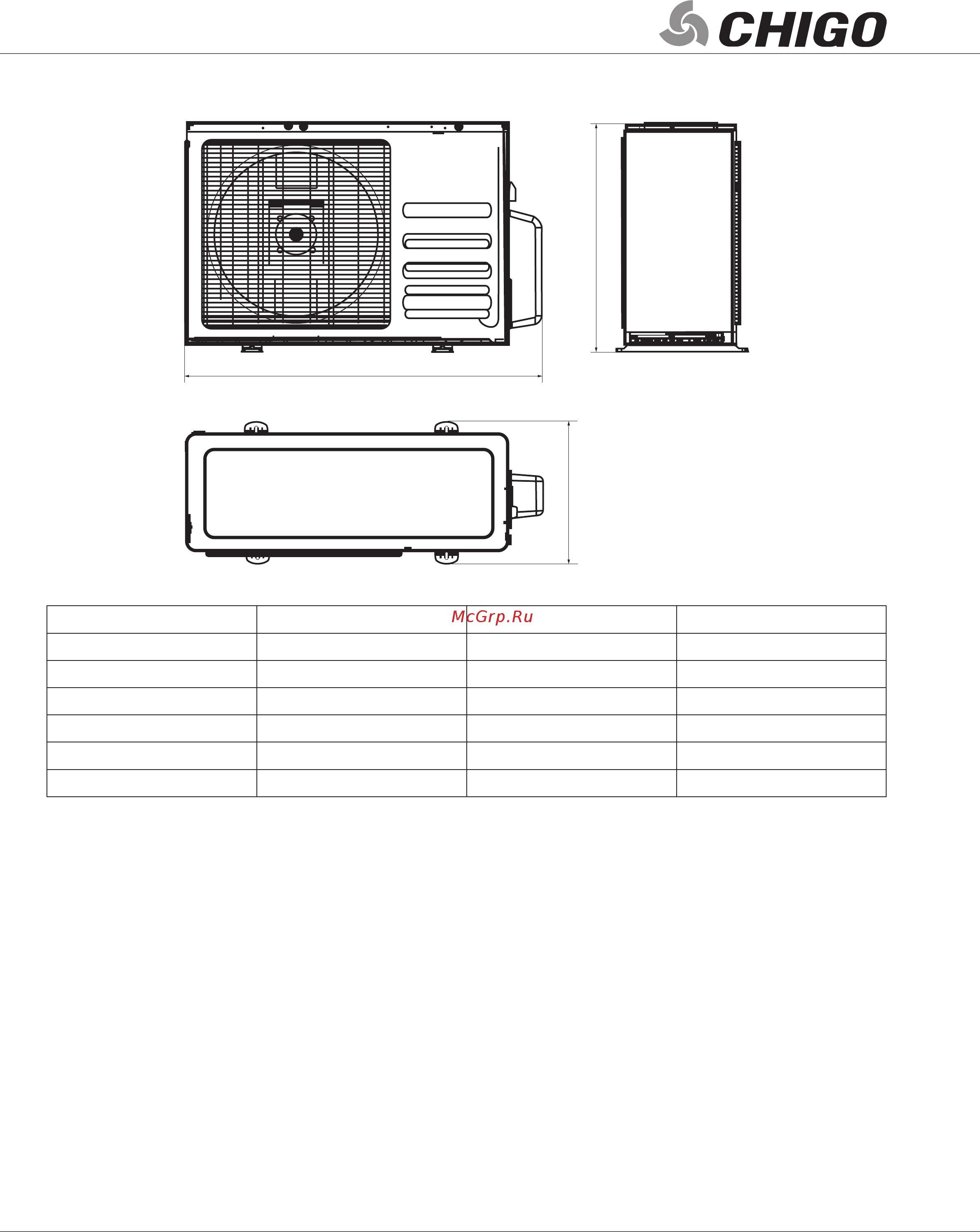 Chigo CS-51H3A-PC147/CU-51H3A-PC147 [9/24] Сплит системы chigo