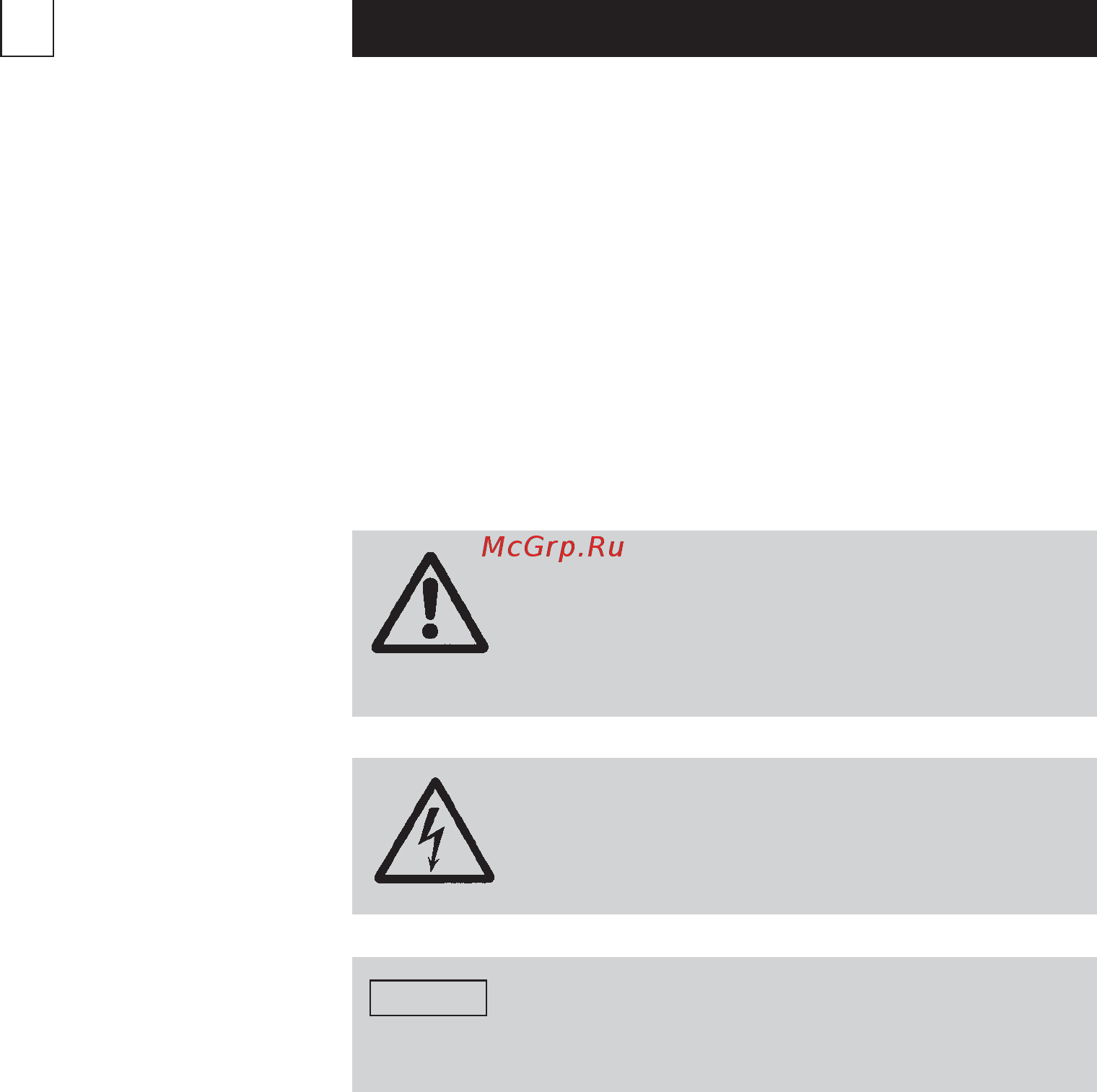 Biral A 14 KW [23/92] Safety information