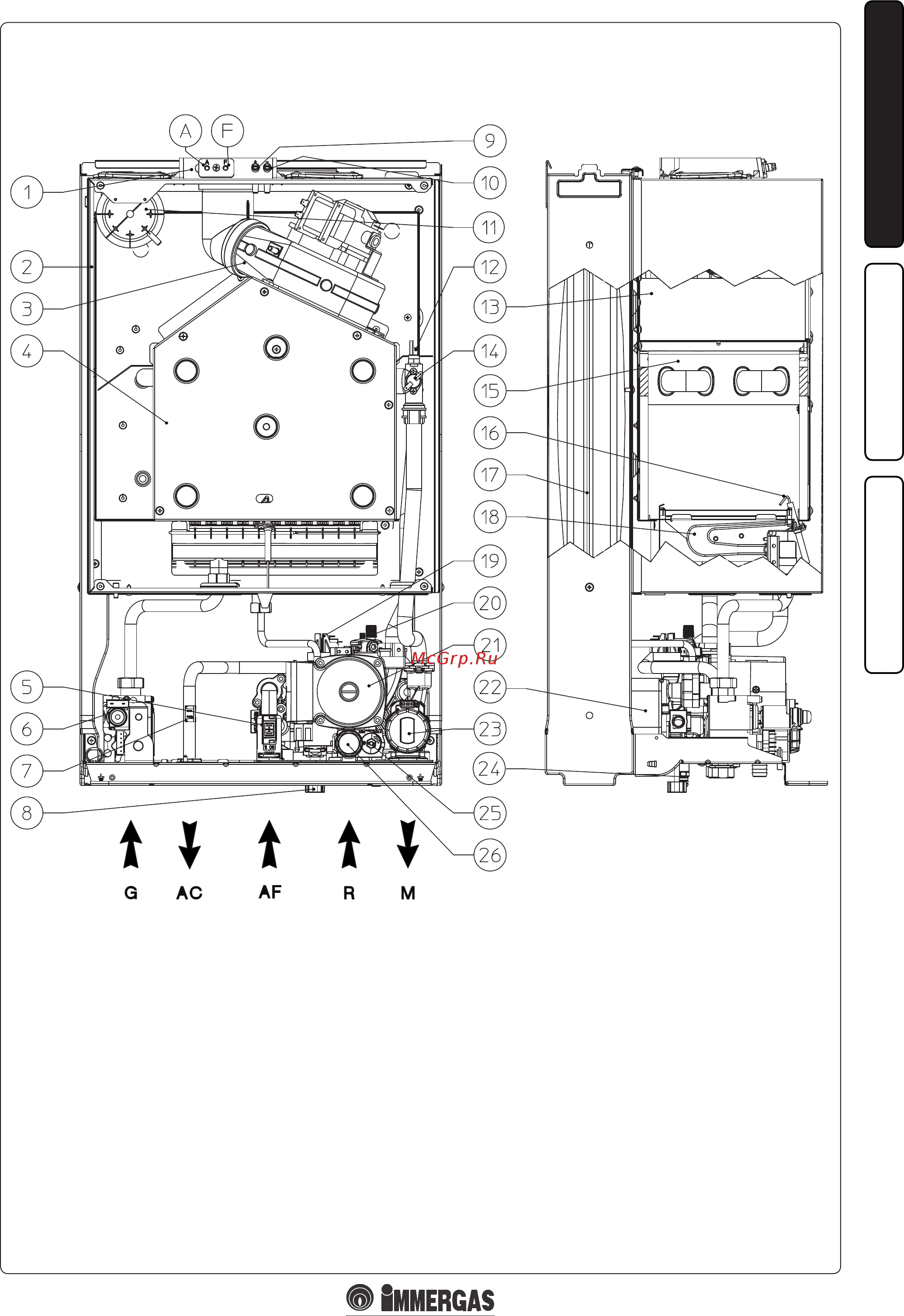 Immergas MINI EOLO 28 3 E [15/32] Установщик