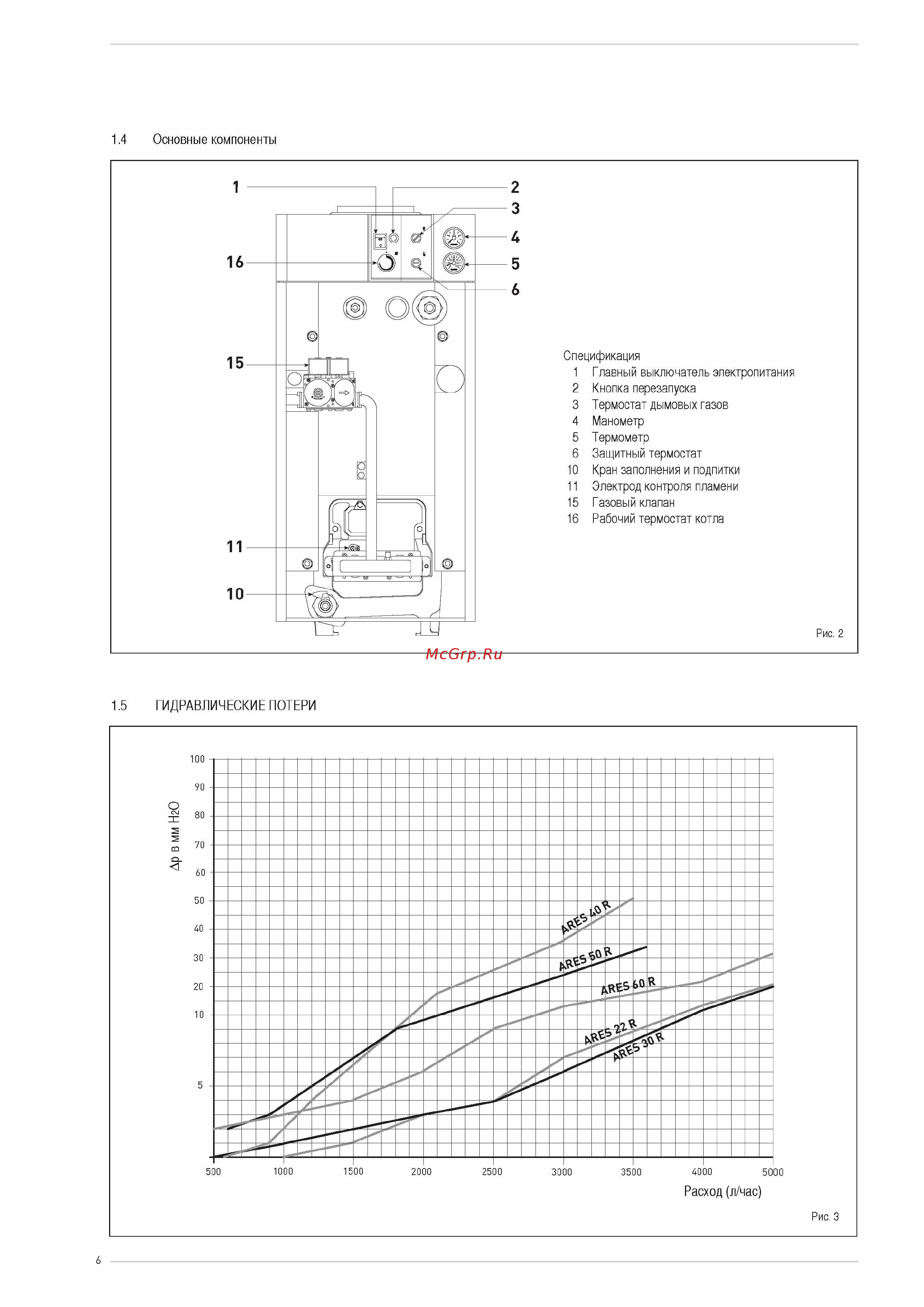 Immergas Ares 50 R Инструкция по монтажу и эксплуатации онлайн [6/16] 339461