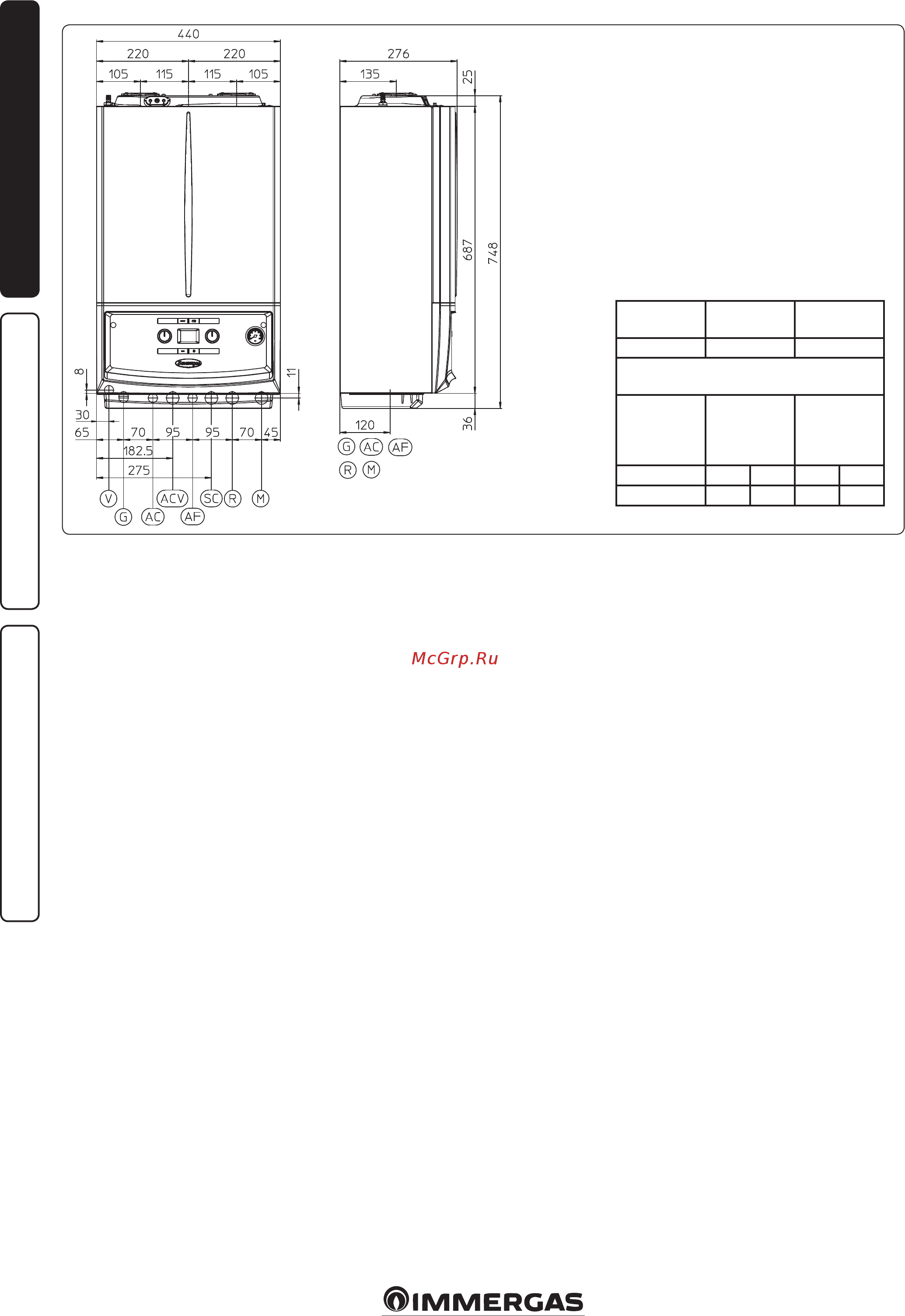 Immergas VICTRIX 24 TT 1 E [6/40] Газ