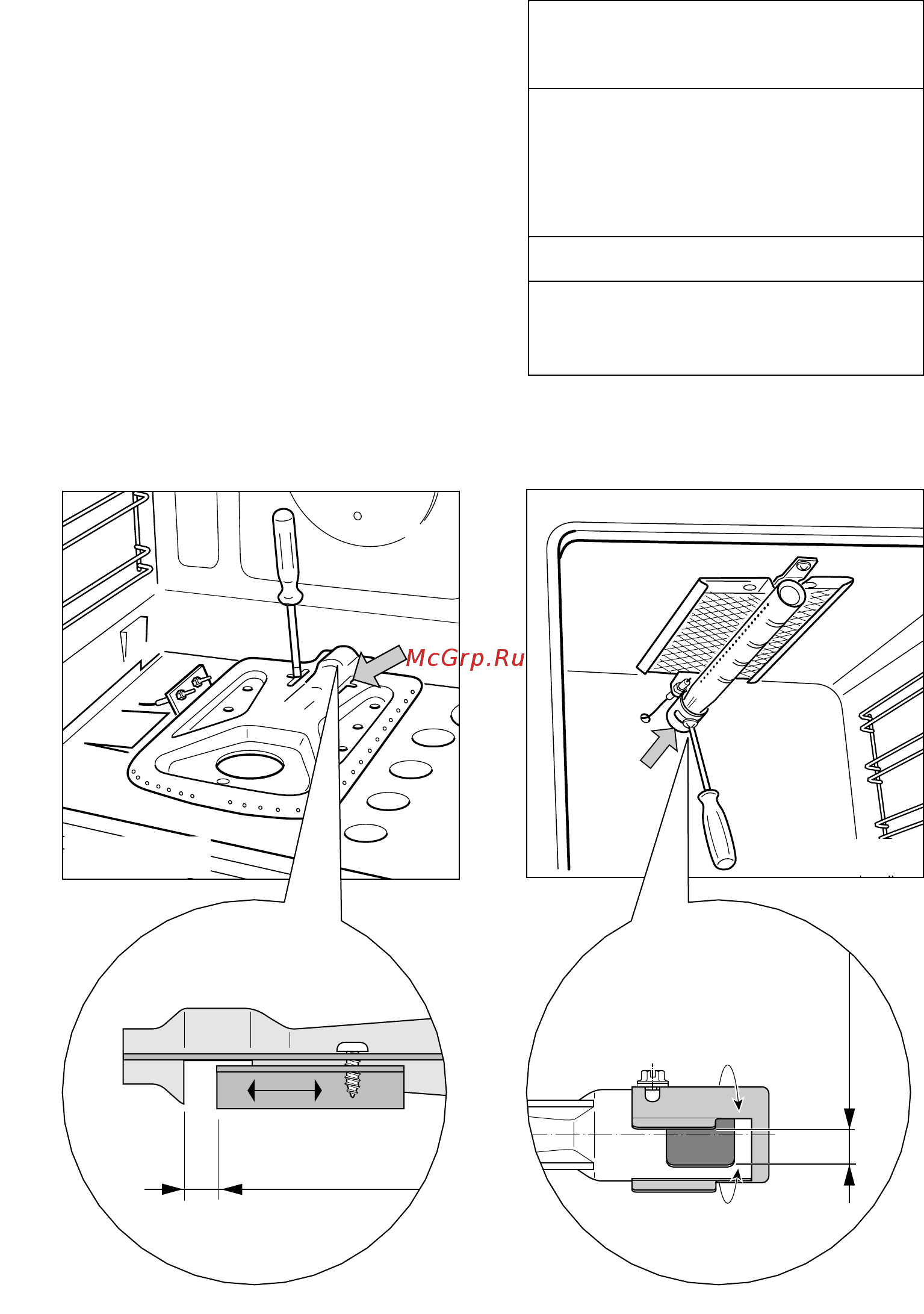 Delonghi FGB 4 RU [22/28] Регулирование первичного воздуха для горелки в духовке