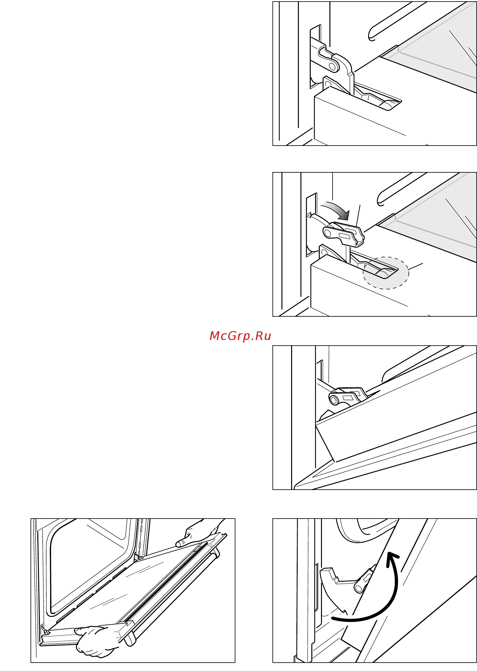 Delonghi DMA 8 EX [34/44] Дверца духового шкафа типа