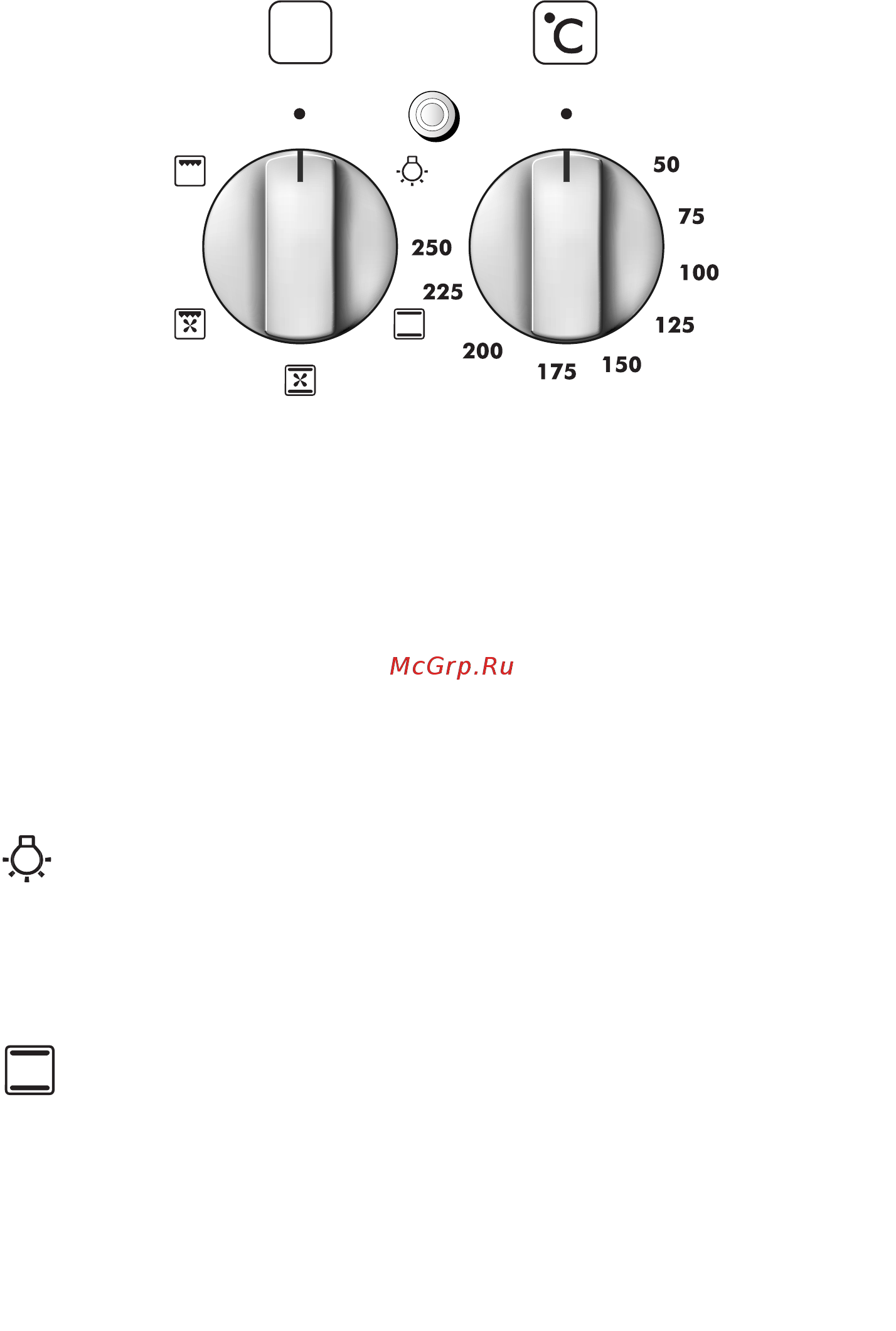 Delonghi PGX 664 GHI [19/92] Function selector kno