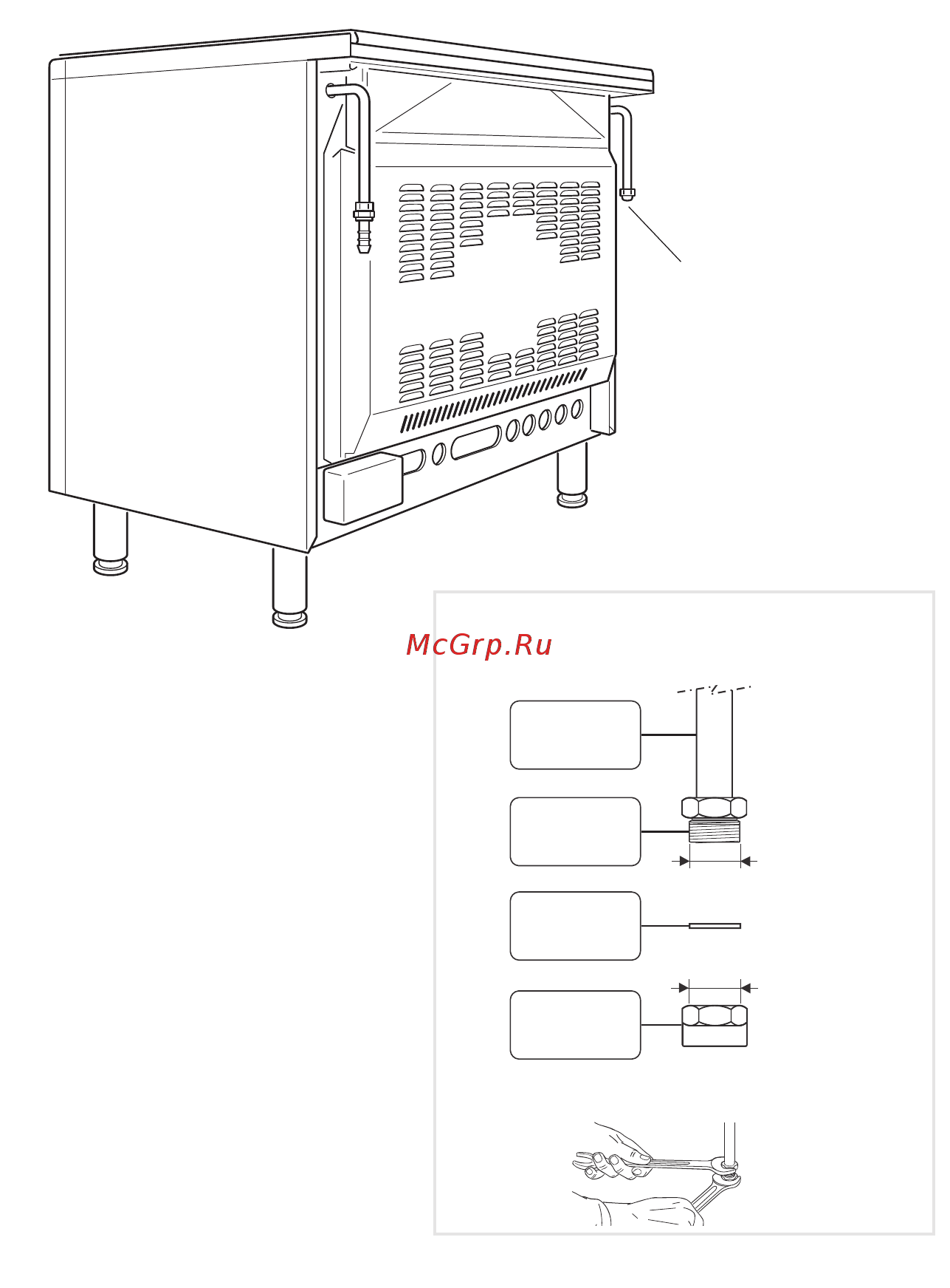 Delonghi PGGVX 965 GHI [31/88] Connecting the appliance to the gas supply