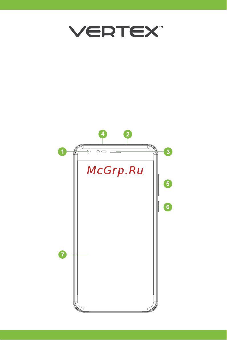 Vertex Impress Frost 4G Black Инструкция по эксплуатации онлайн