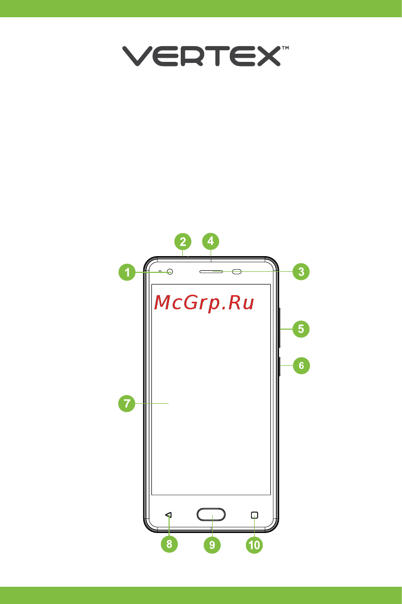 Vertex Impress Dune 4G Red Инструкция по эксплуатации онлайн