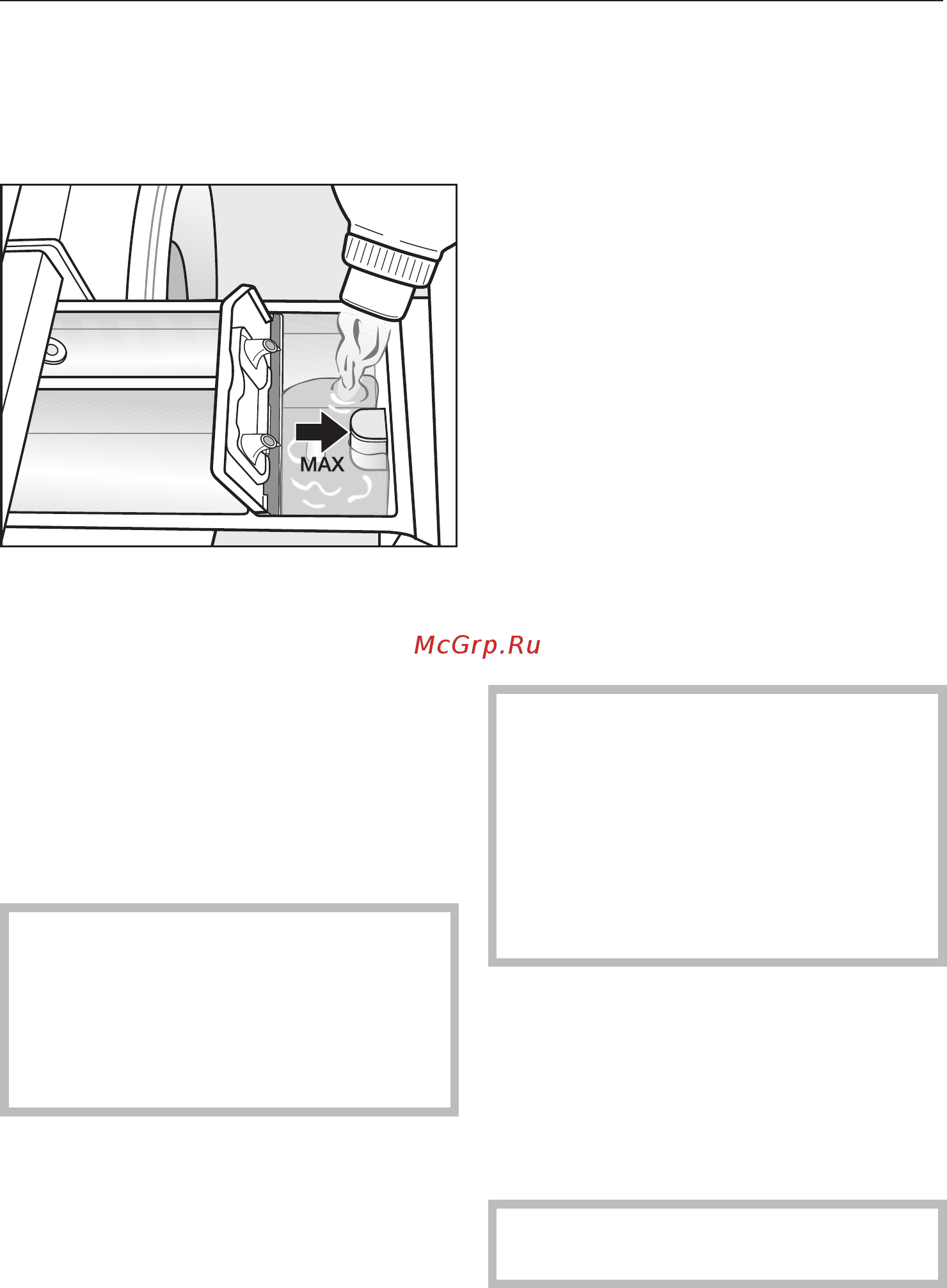 Miele WDB320 [46/88] Использование кондиционера добавки для придания формы или жидкого крахмала в конце программы стирки